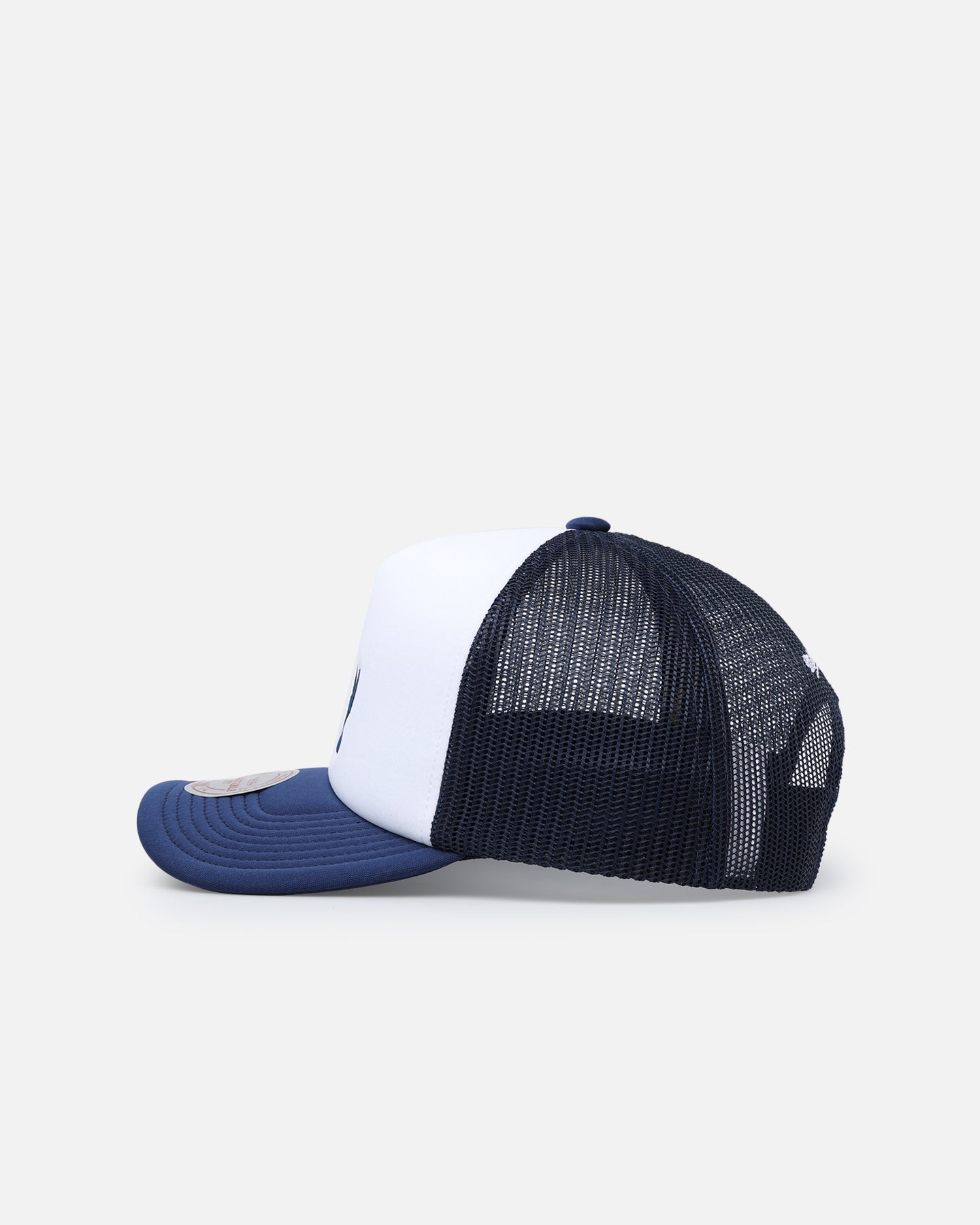 Mitchell & Ness Los Angeles Dodgers Logo Foam Trucker Snapback Blue/White