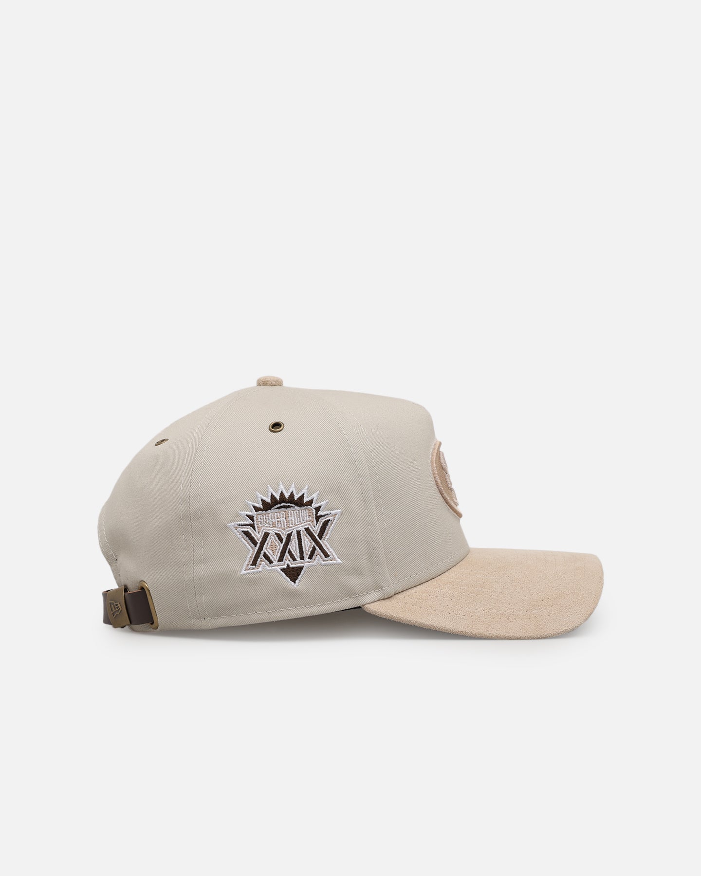 New Era San Francisco 49ers 'Cream Suede' 9FORTY A-Frame Strapback Stone/Oatmilk