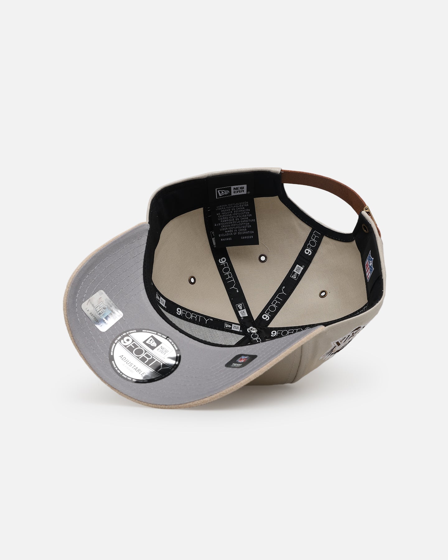 New Era San Francisco 49ers 'Cream Suede' 9FORTY A-Frame Strapback Stone/Oatmilk