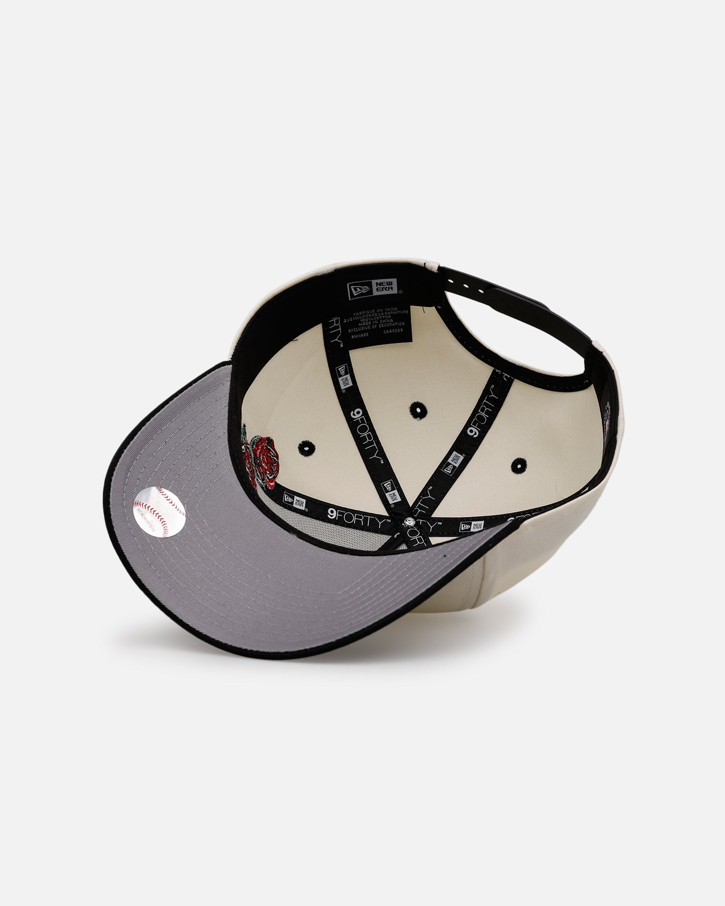 New Era Houston Astros 'Chrome Black Roses' 9FORTY A-Frame Snapback Chrome/Black