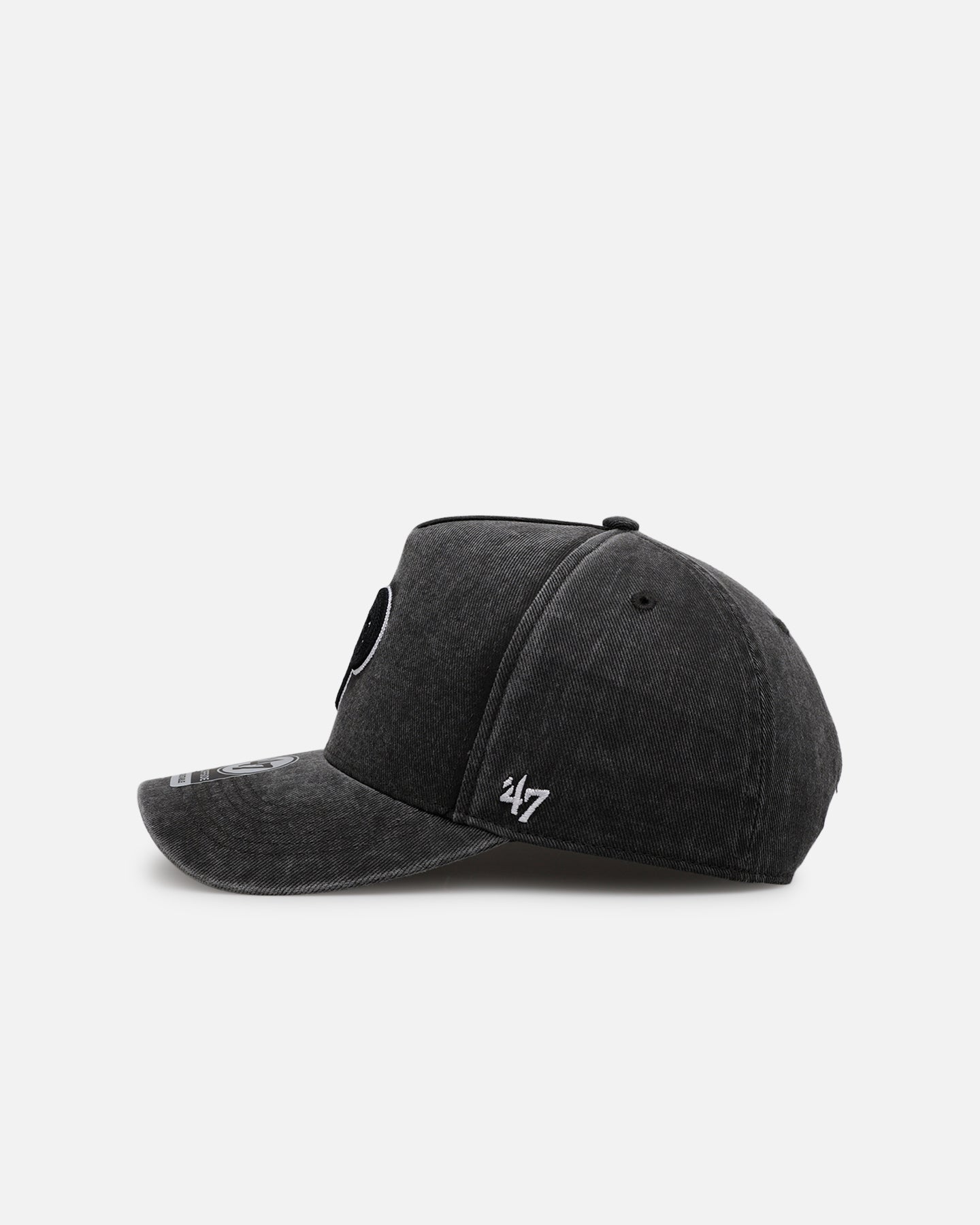 47 Brand Philadelphia Phillies 'Washed Black' Offside DT Snapback Washed Black