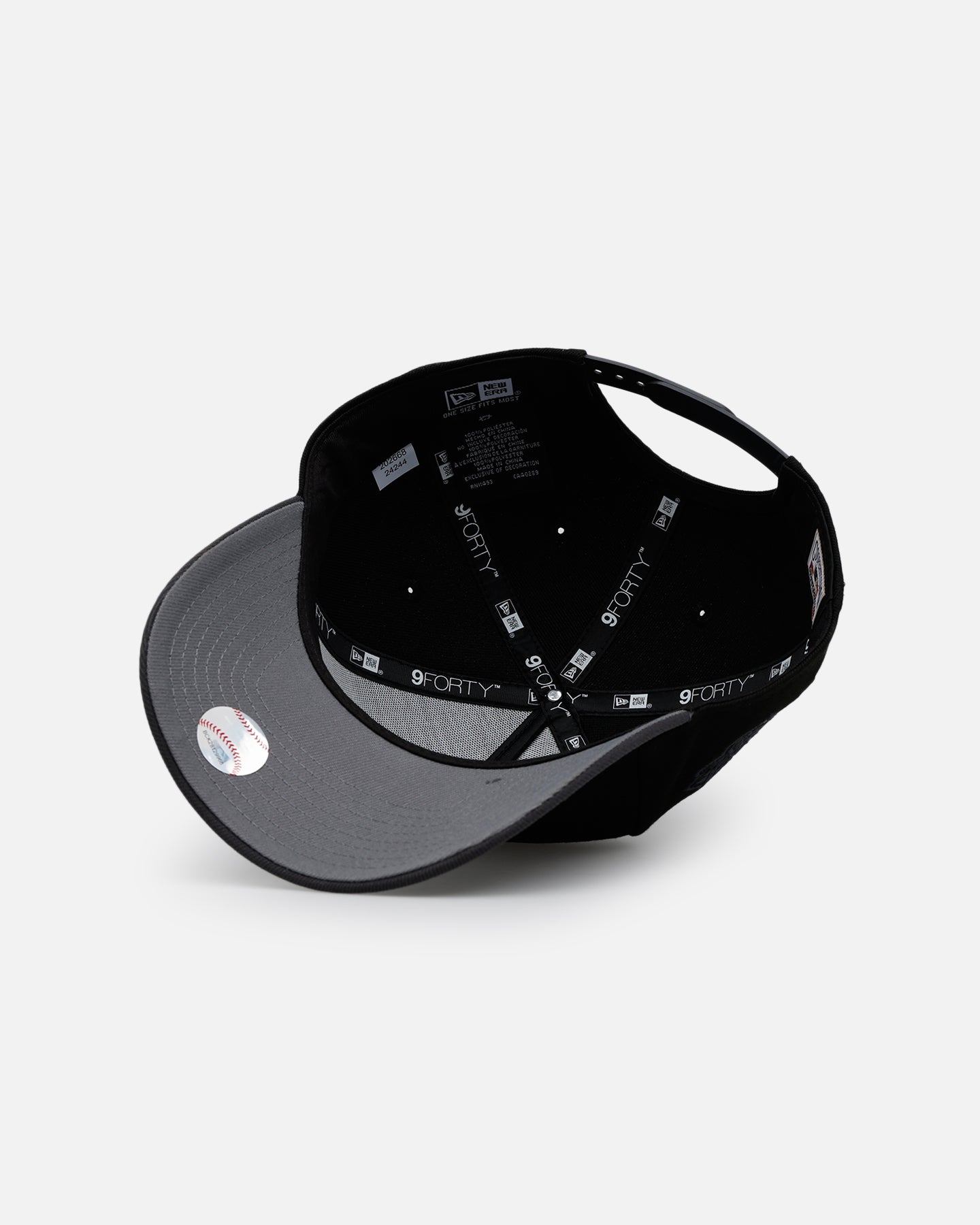 New Era New York Yankees 'Stealth' 9FORTY A-Frame Snapback Black/Charcoal