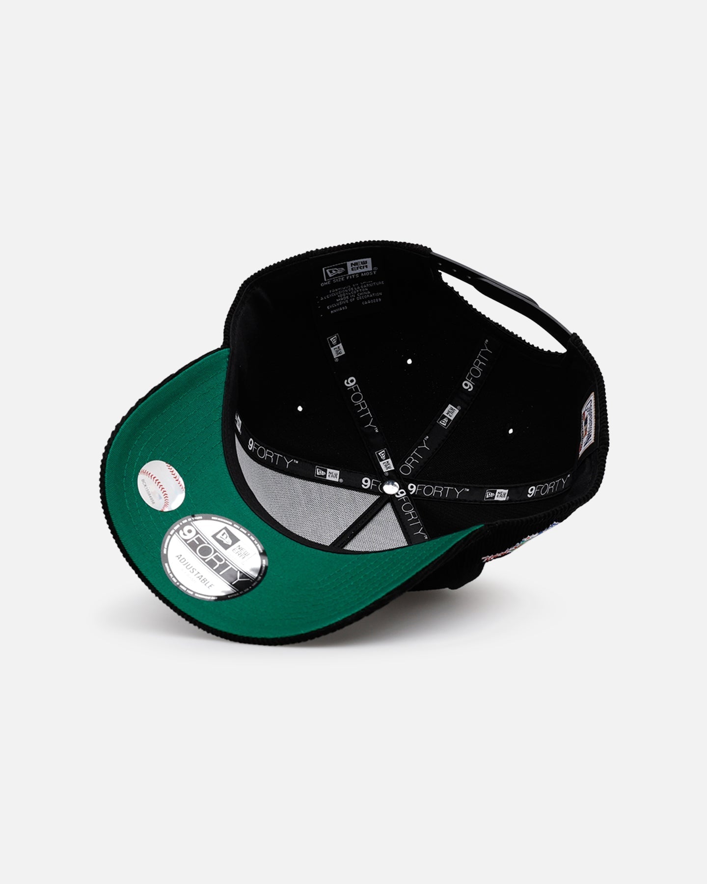 New Era Los Angeles Dodgers 'Black Cord' 9FORTY A-Frame Corduroy Snapback Black