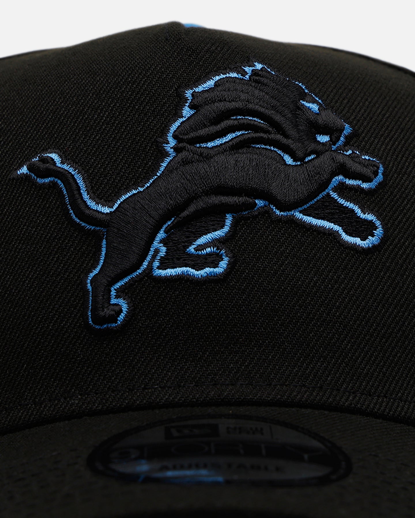 New Era Detroit Lions 'Outline' 9FORTY A-Frame Snapback Black