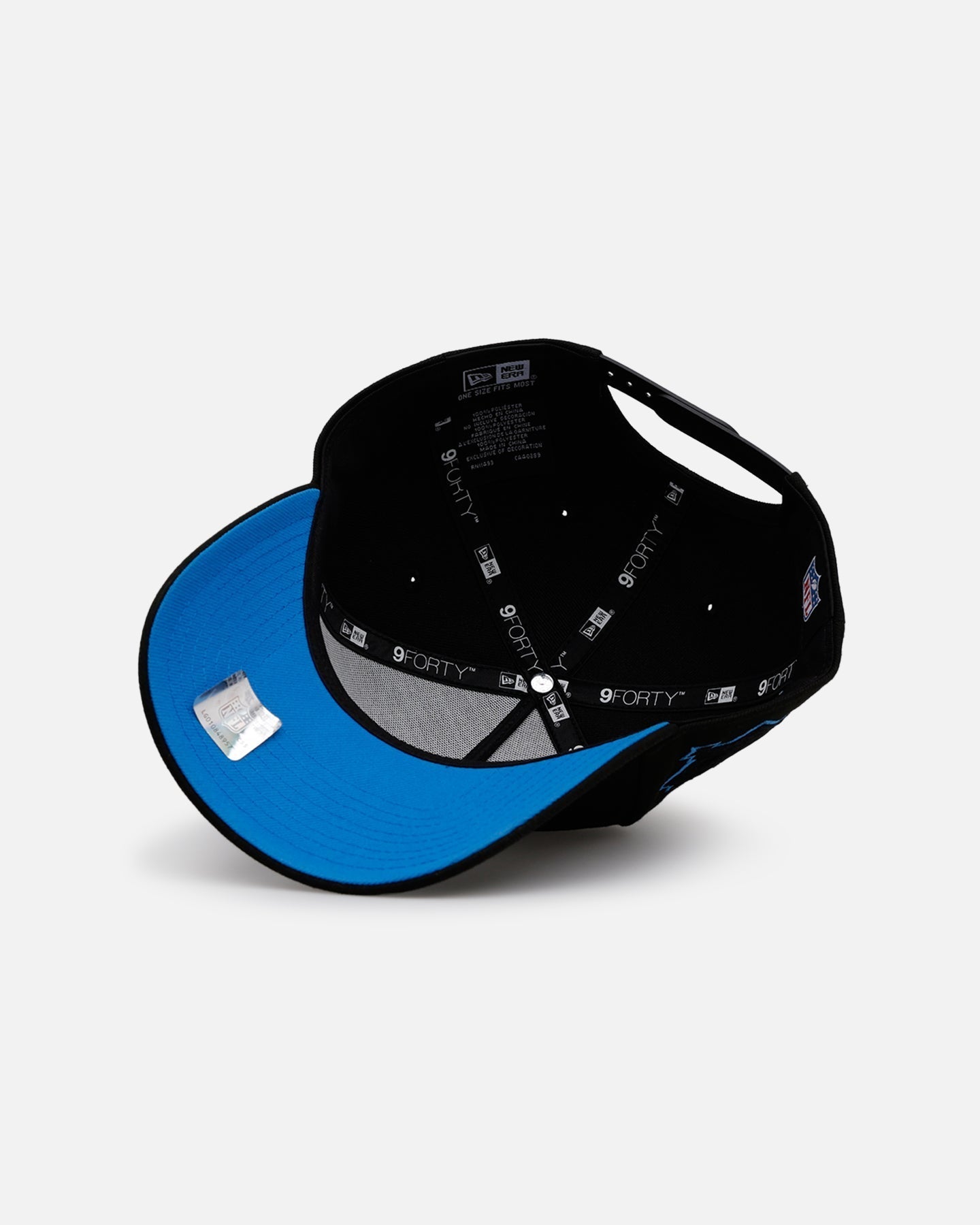 New Era Detroit Lions 'Outline' 9FORTY A-Frame Snapback Black
