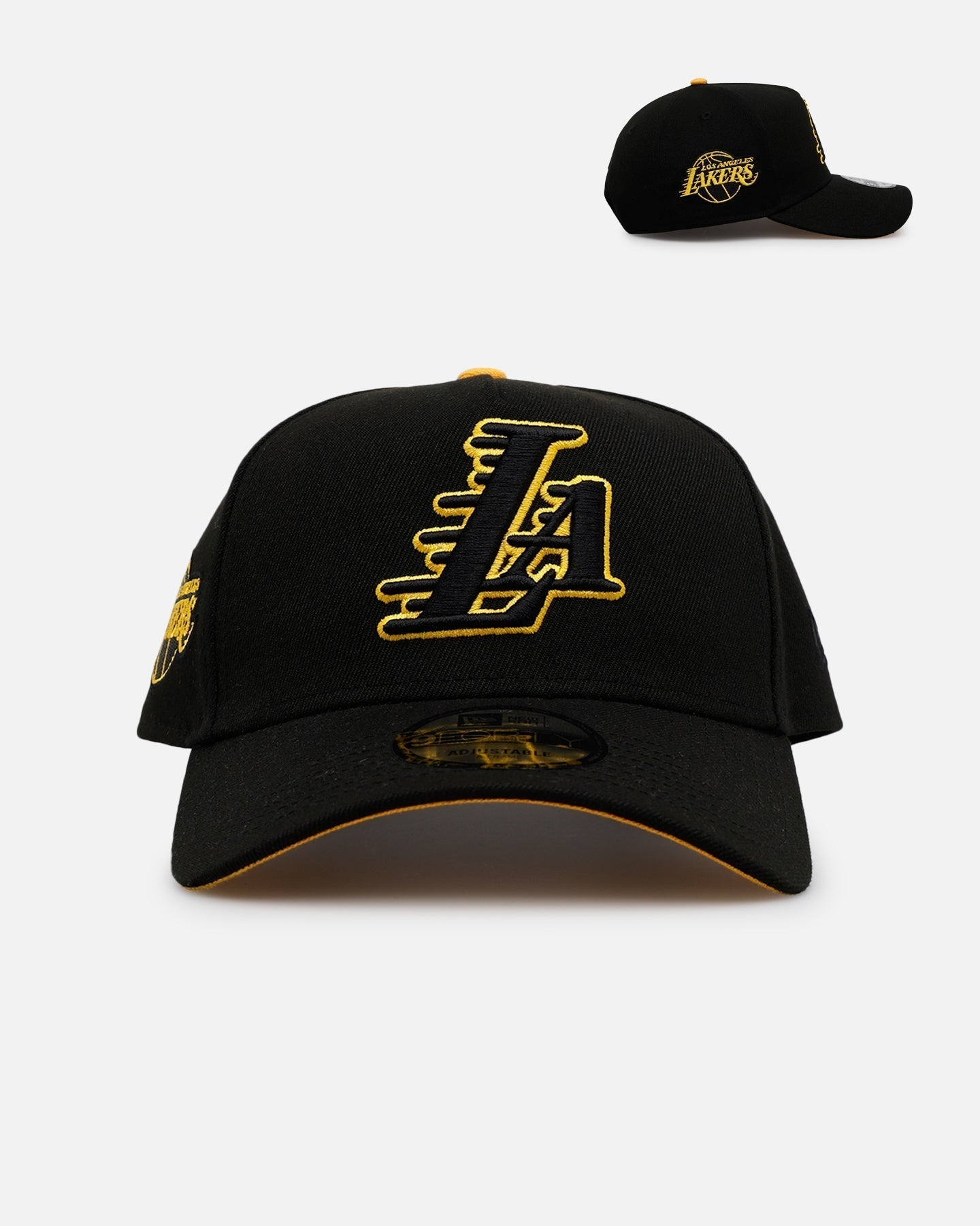 New Era Los Angeles Lakers 'Outline' 9FORTY A-Frame Snapback Black