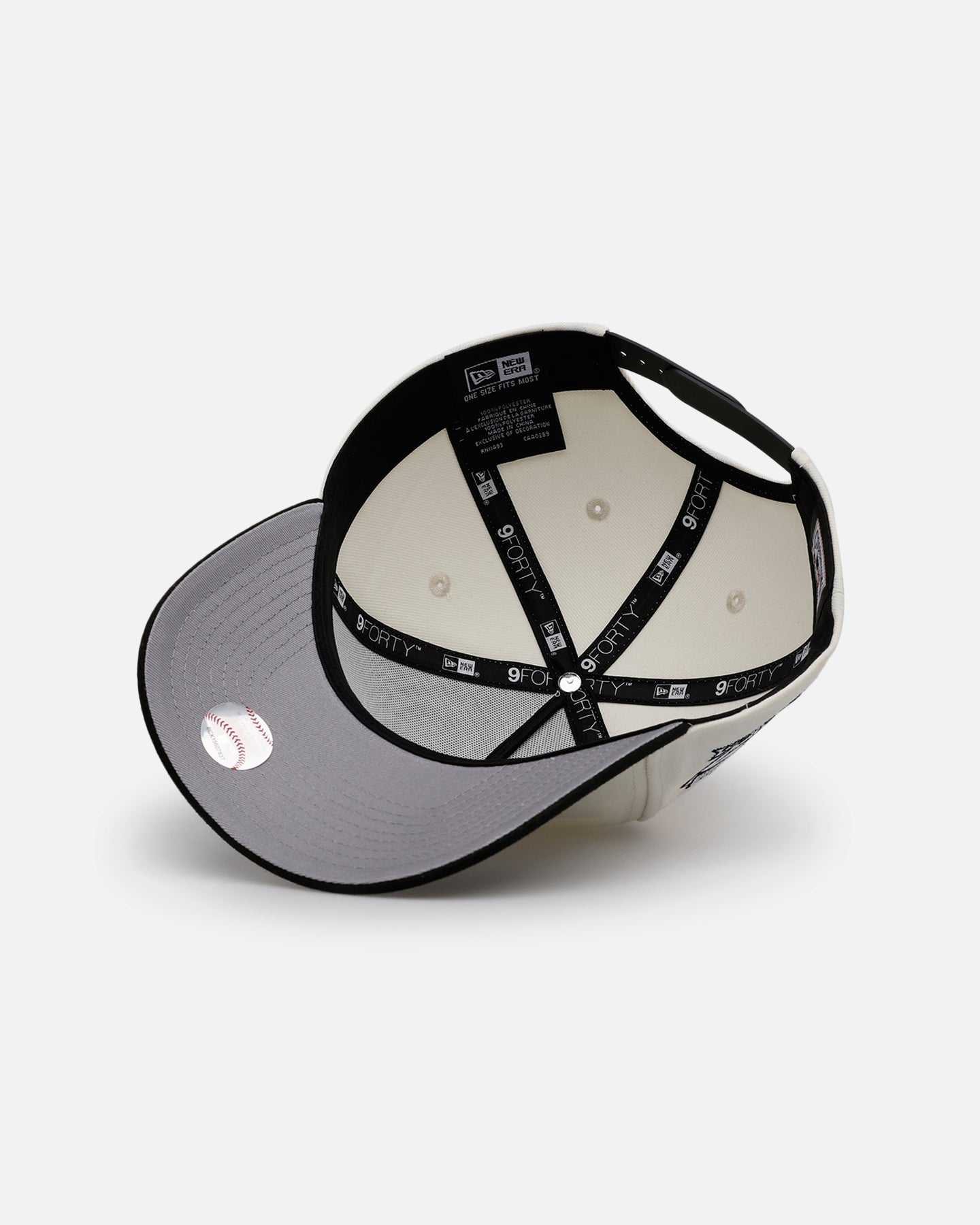 New Era New York Yankees 'Chrome Black' 9FORTY A-Frame Snapback Chrome/Black