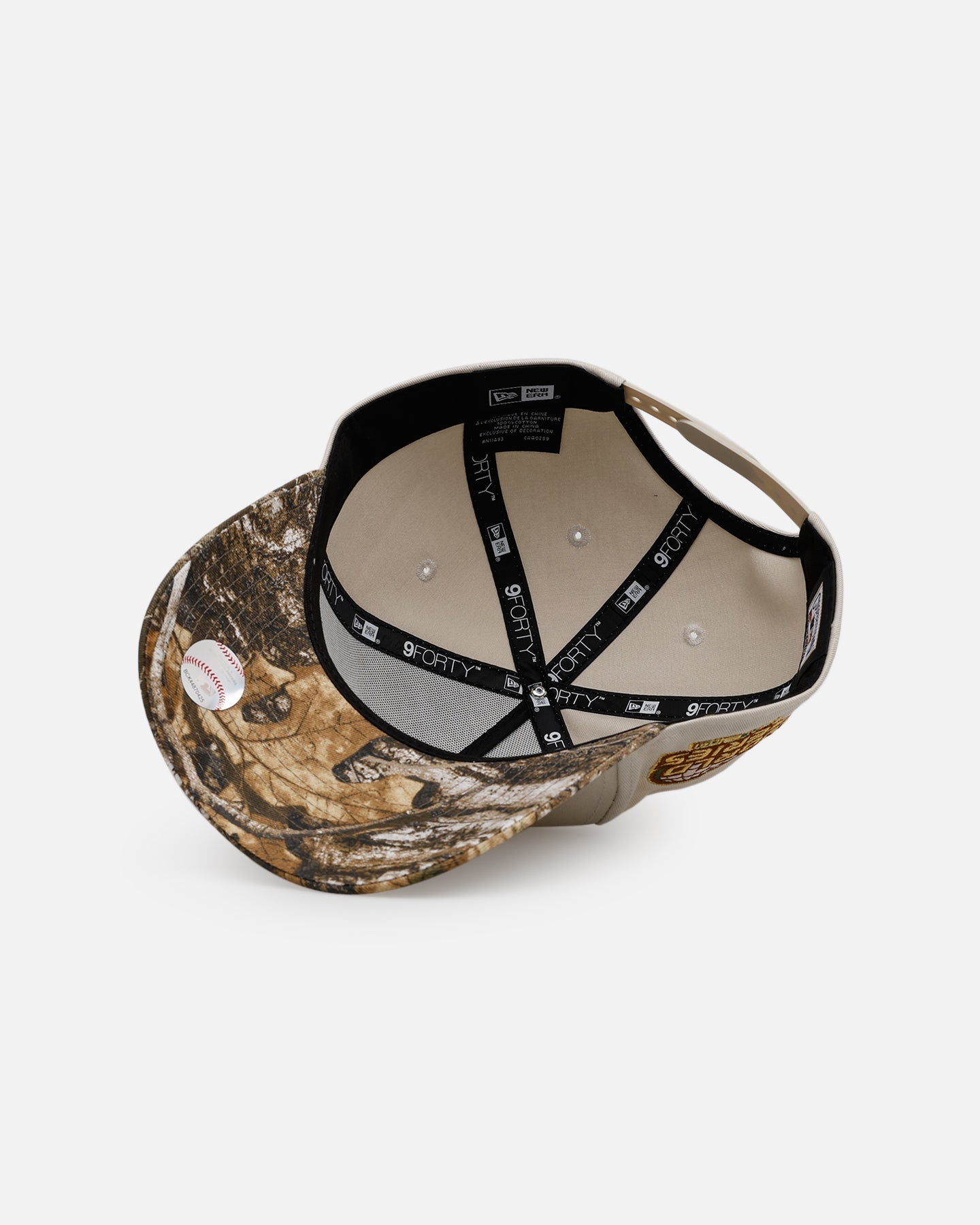 New Era Boston Red Sox 'Real Tree Stone' 9FORTY A-Frame Snapback Stone