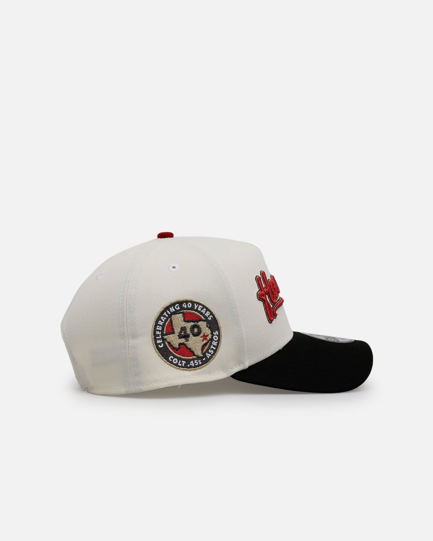 New Era Houston Astros 'Chrome Metallic Wordmark' 9FORTY A-Frame Snapback Chrome