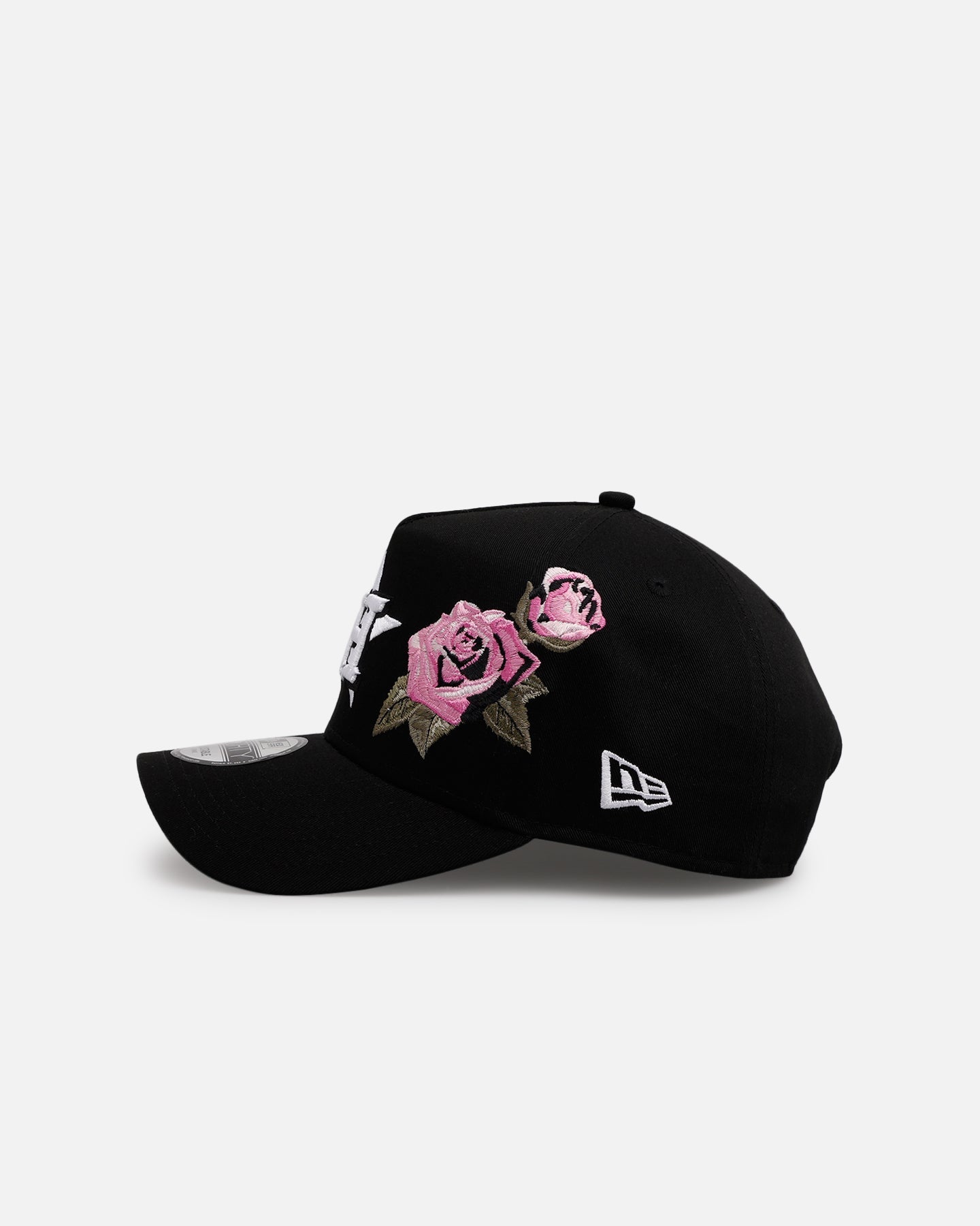 New Era Houston Astros 'Pink Rose Embroidery' 9FORTY A-Frame Snapback Black/Pink