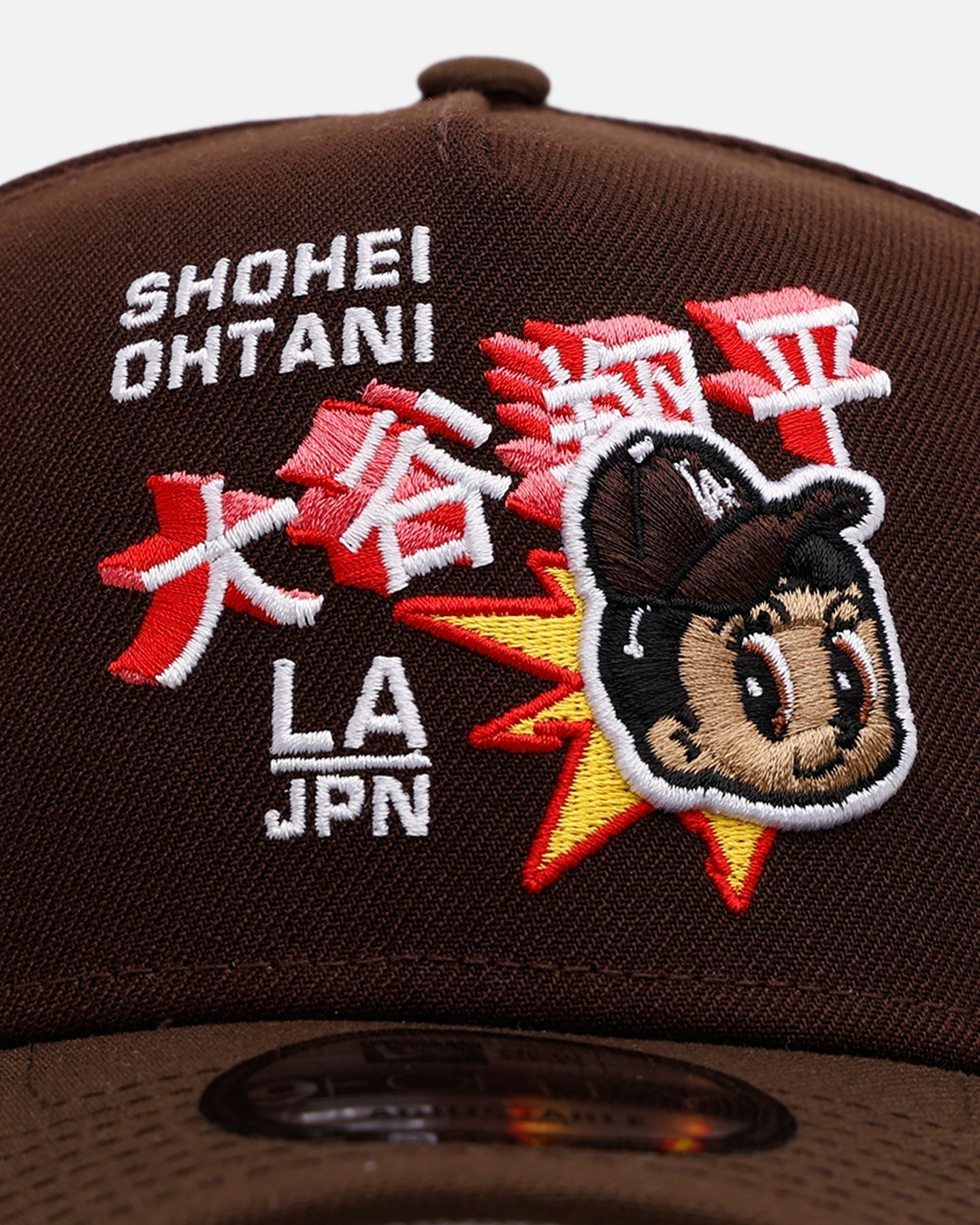 New Era Los Angeles Dodgers 'Shotime' 9FORTY A-Frame Snapback Brown