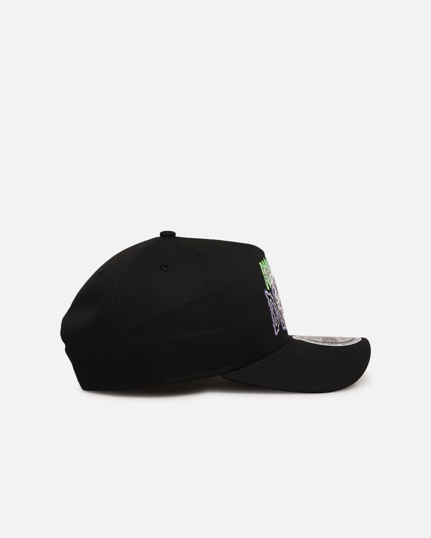 New Era Anaheim Ducks 'Spooky Script' 9FORTY A-Frame Snapback Black/Green/Purple