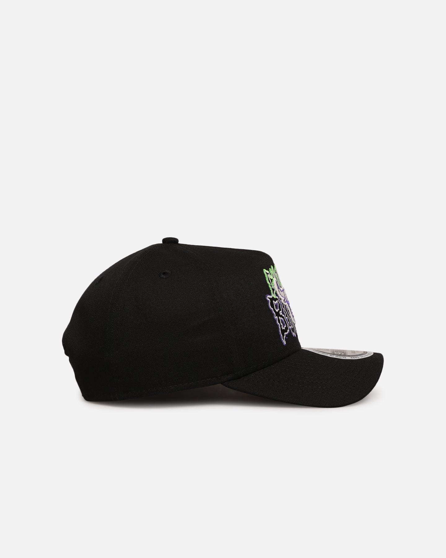 New Era Chicago Bulls 'Spooky Script' 9FORTY A-Frame Snapback Black/Green/Purple