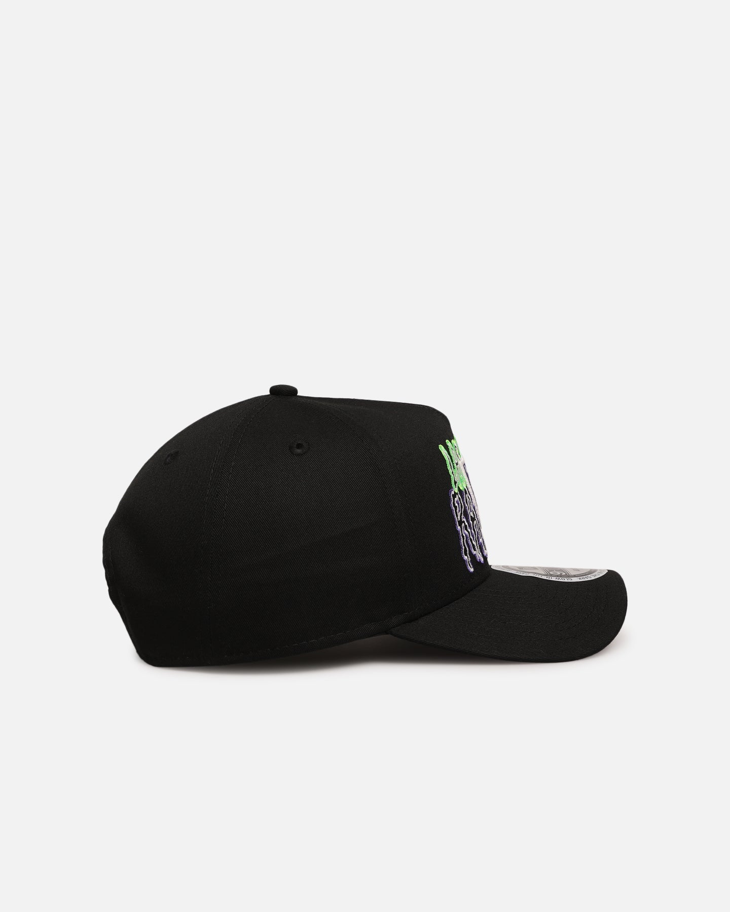 New Era Las Vegas Raiders 'Spooky Script' 9FORTY A-Frame Snapback Black/Green/Purple