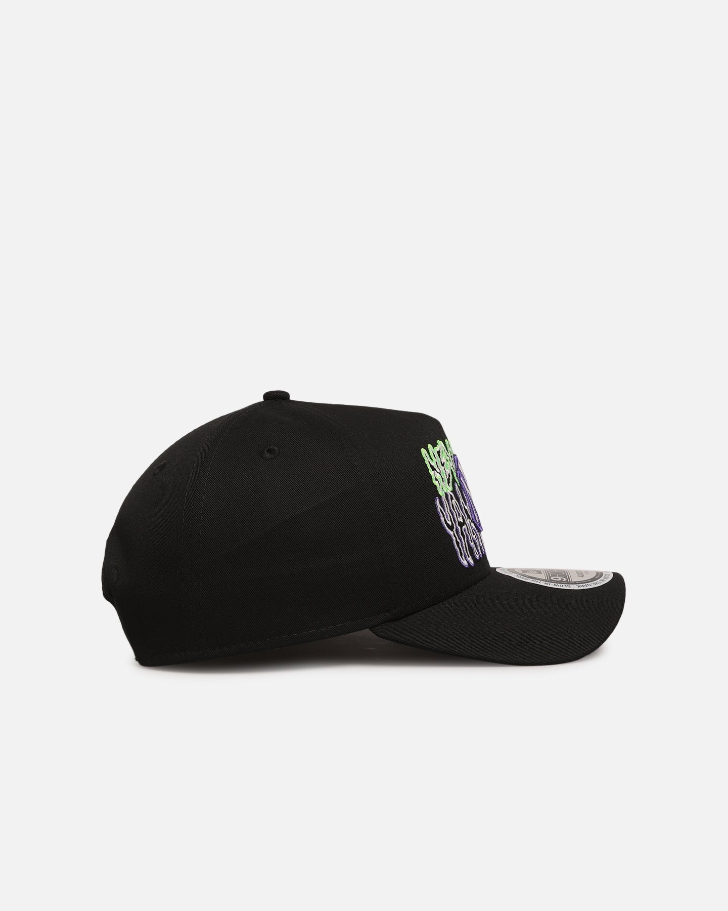 New Era New York Yankees 'Spooky Script' 9FORTY A-Frame Snapback Black/Green/Purple