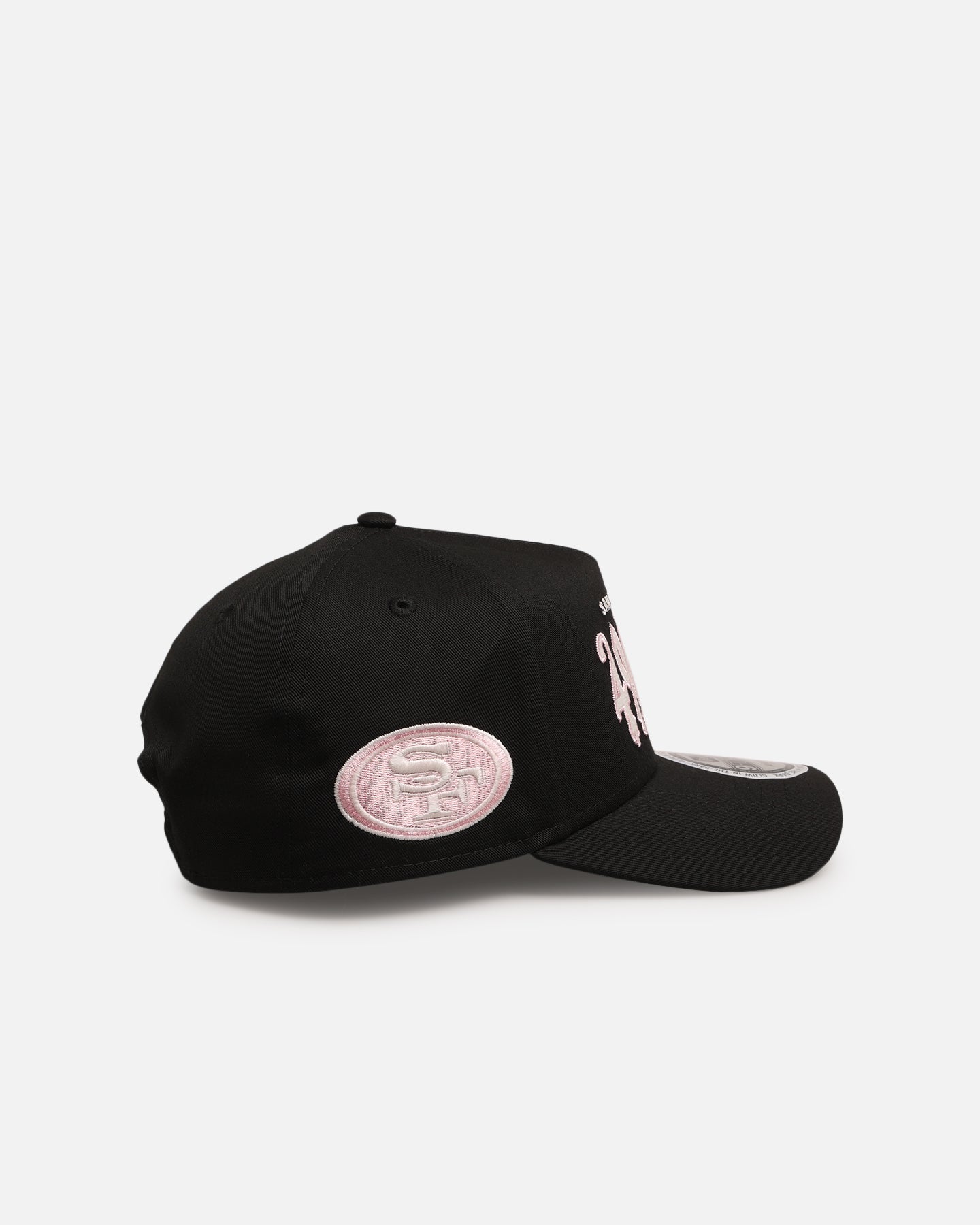 New Era San Francisco 49ers 'Drip Glow Script' 9FORTY A-Frame Snapback Black/Pink