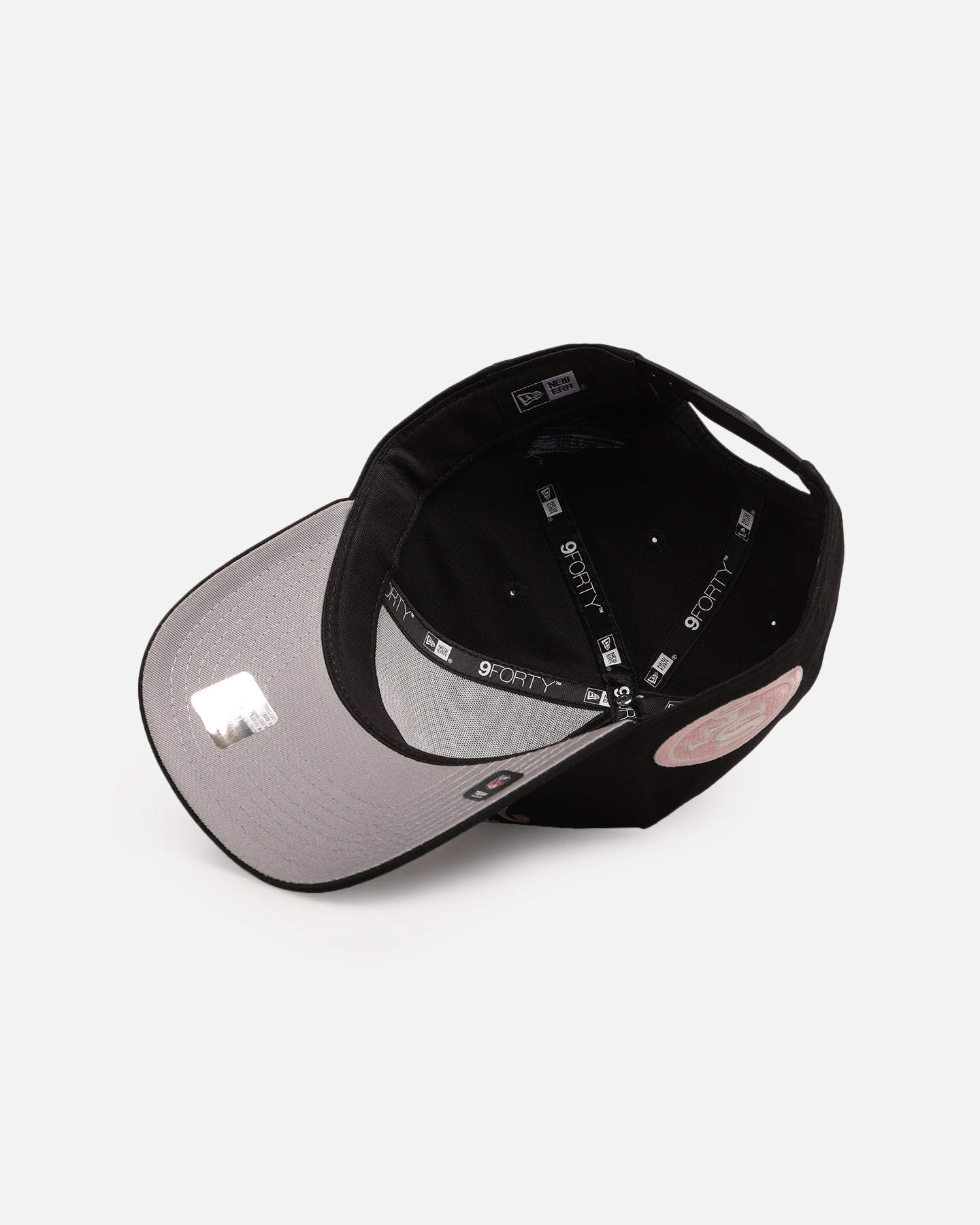 New Era San Francisco 49ers 'Drip Glow Script' 9FORTY A-Frame Snapback Black/Pink