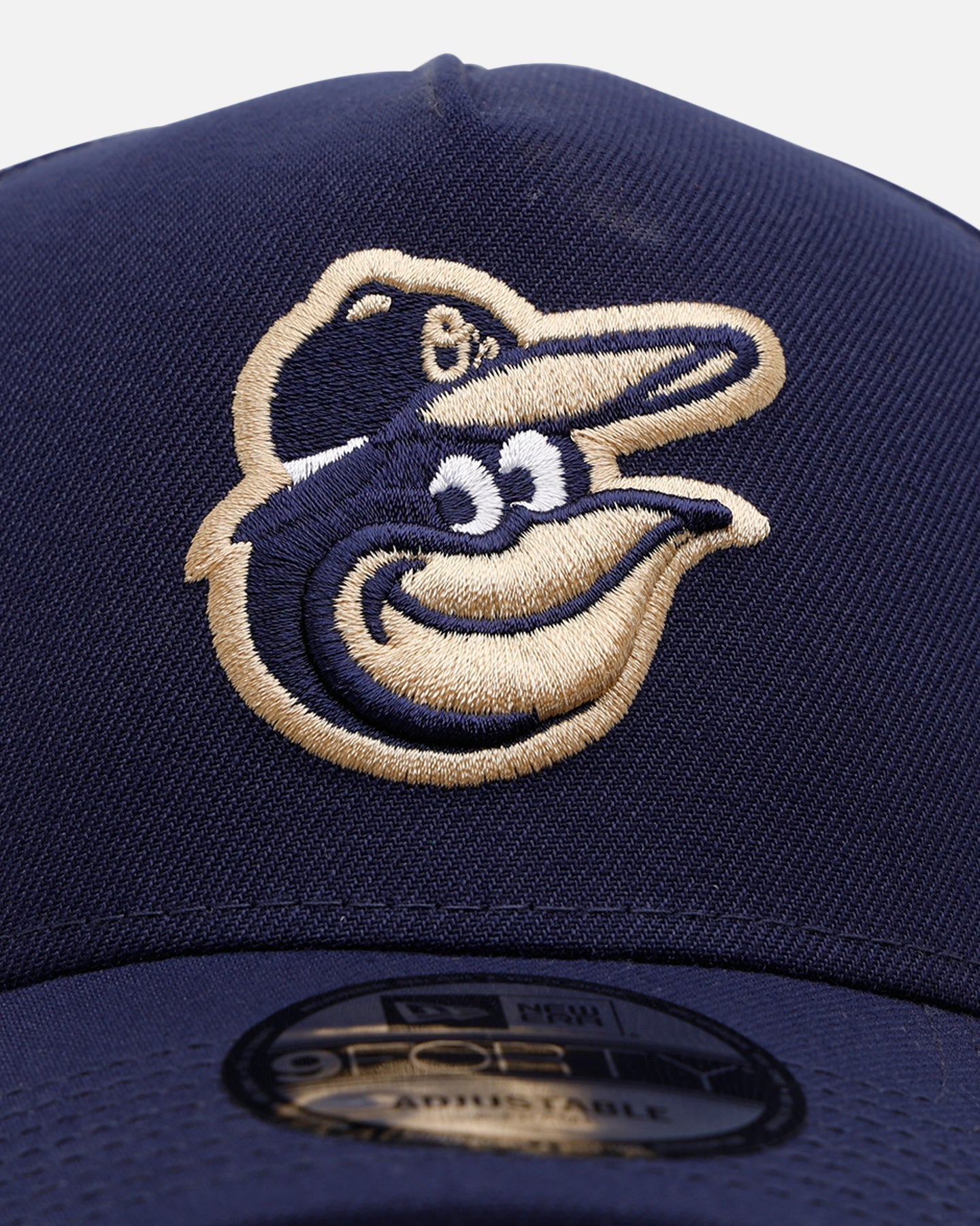 New Era Baltimore Orioles 'College Crossover' Navy Midshipmen 9FORTY A-Frame Snapback Official Team Color
