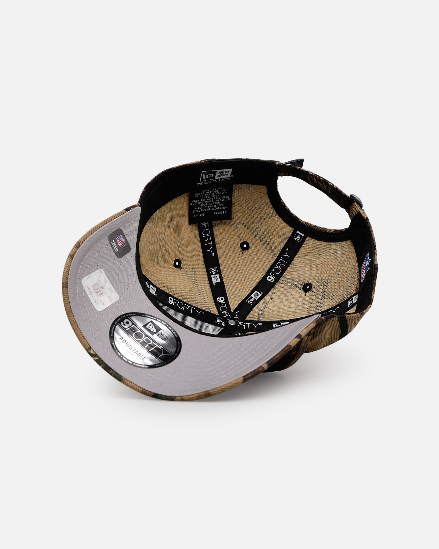 New Era Detroit Lions 'Bold' 9FORTY A-Frame Strapback Camo