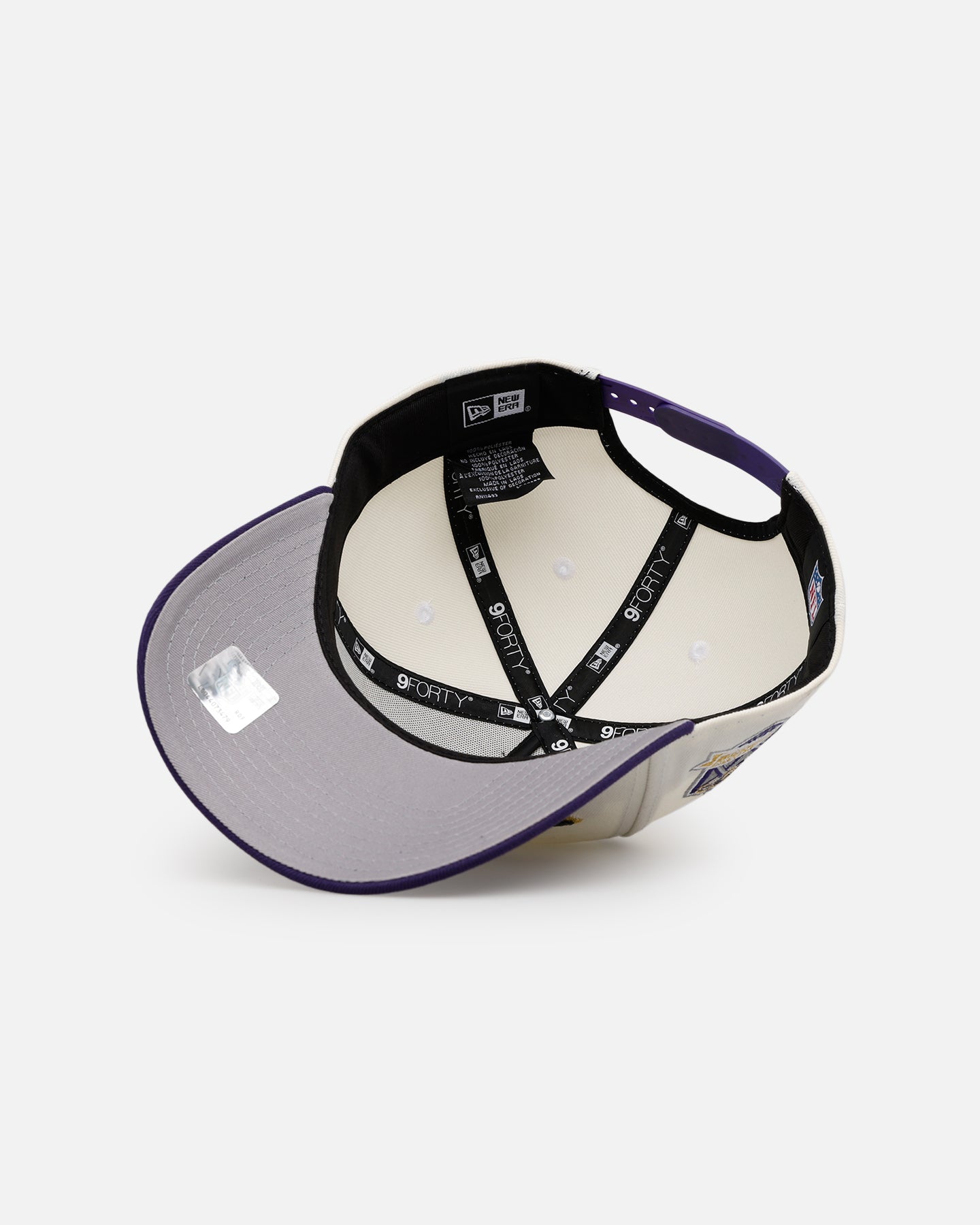 New Era Baltimore Ravens 'Chrome Metallic Wordmark' 9FORTY A-Frame Snapback Chrome