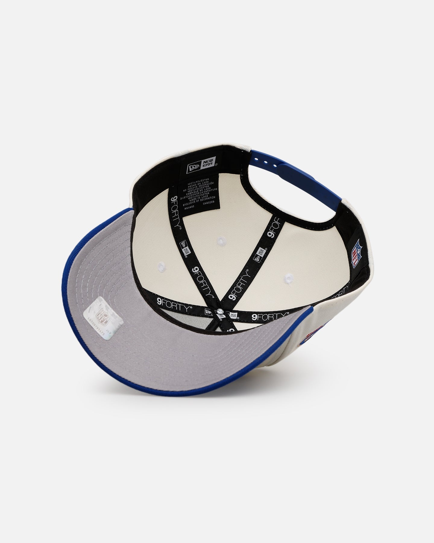 New Era Buffalo Bills 'Chrome Metallic Wordmark' 9FORTY A-Frame Snapback Chrome