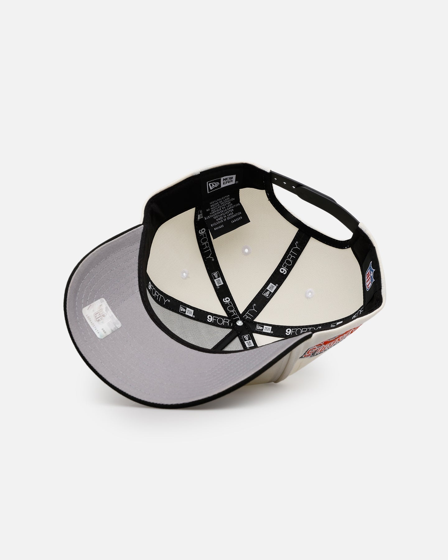 New Era Cincinnati Bengals 'Chrome Metallic Wordmark' 9FORTY A-Frame Snapback Chrome
