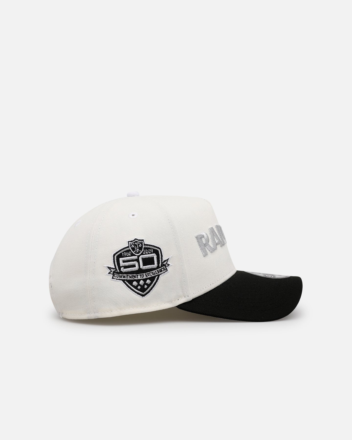 New Era Las Vegas Raiders 'Chrome Metallic Wordmark' 9FORTY A-Frame Snapback Chrome
