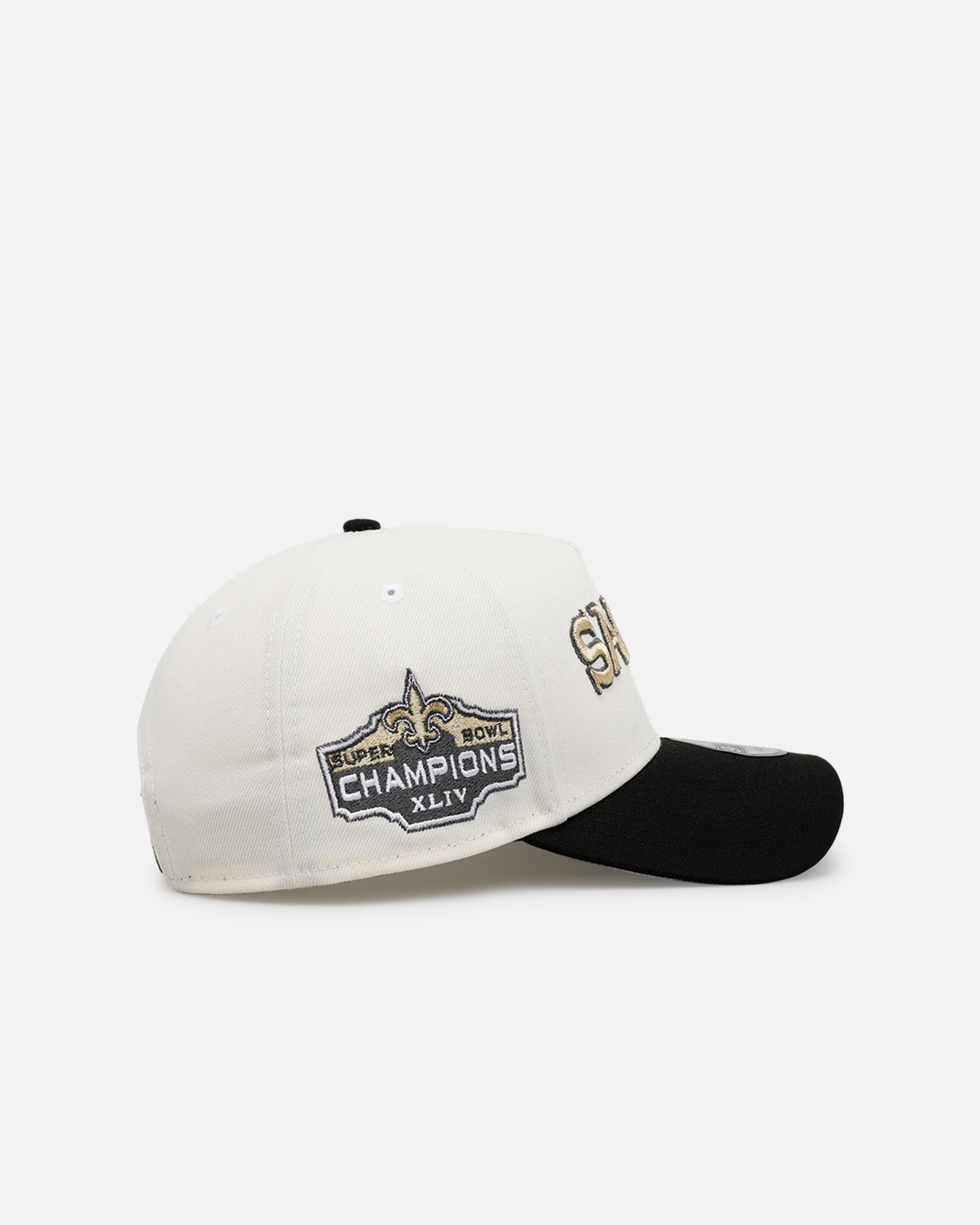 New Era New Orleans Saints 'Chrome Metallic Wordmark' 9FORTY A-Frame Snapback Chrome