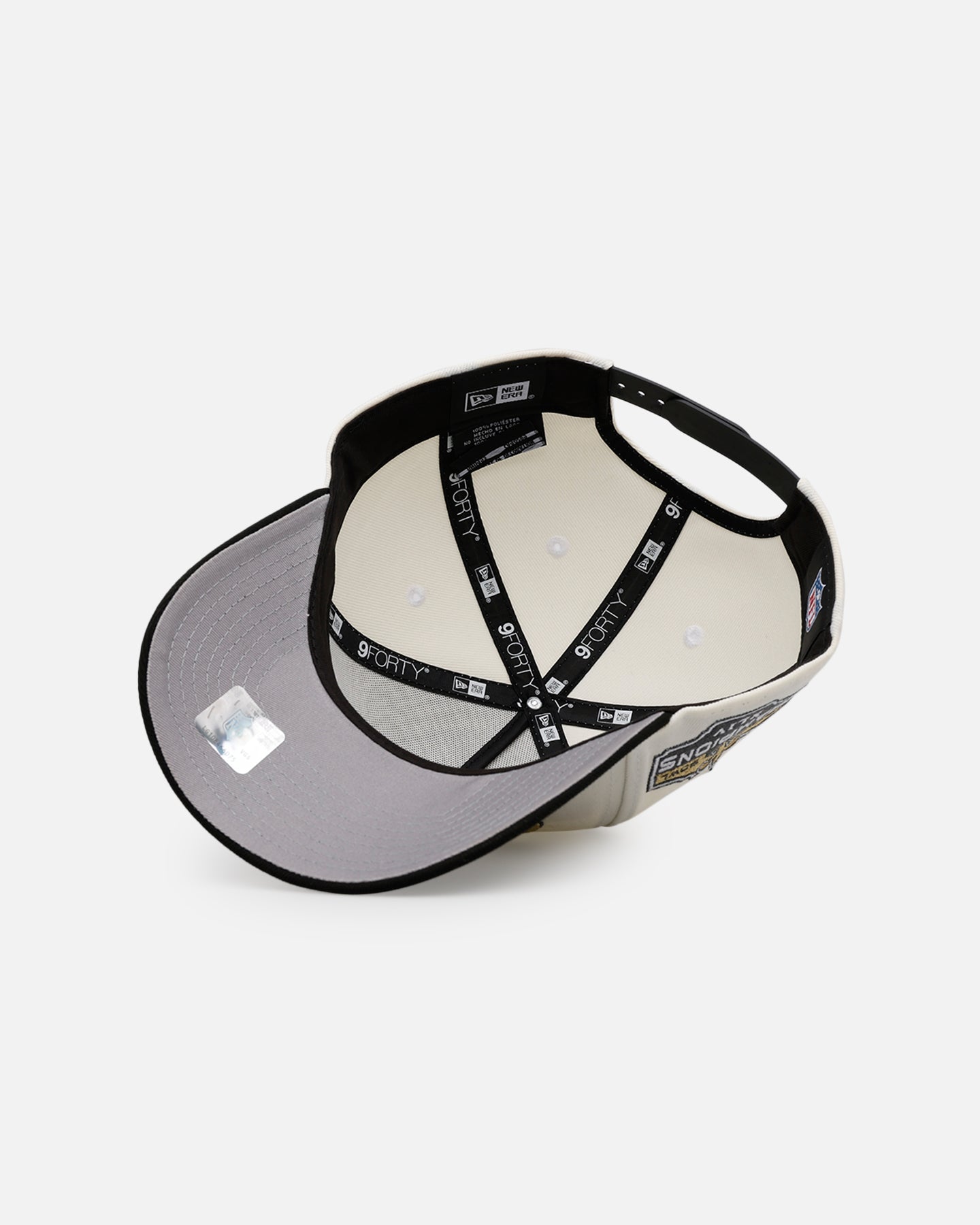 New Era New Orleans Saints 'Chrome Metallic Wordmark' 9FORTY A-Frame Snapback Chrome
