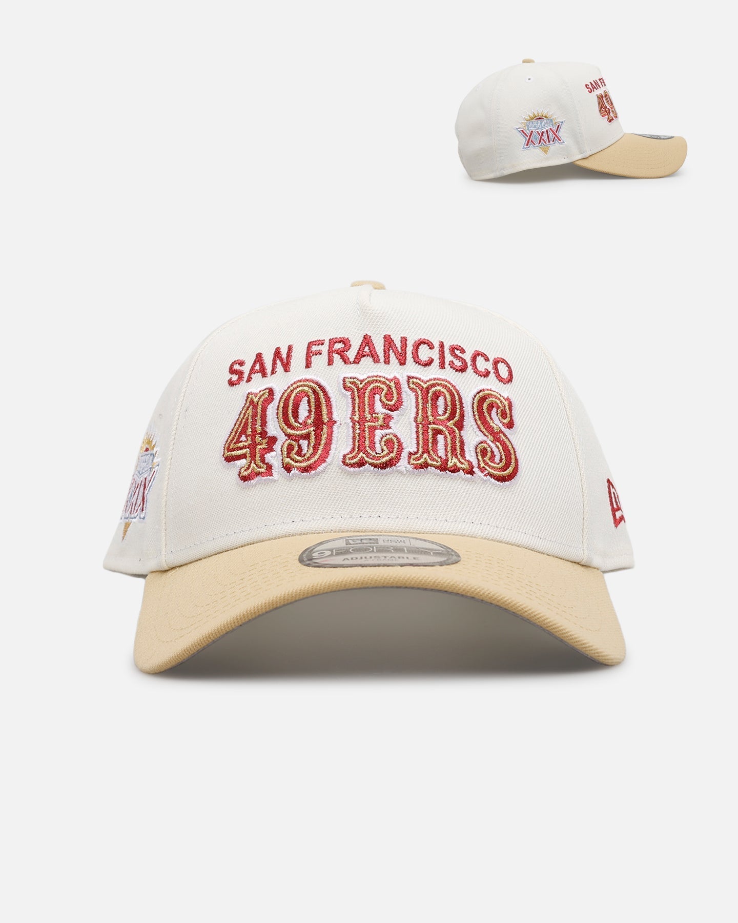 New Era San Francisco 49ers 'Chrome Metallic Wordmark' 9FORTY A-Frame Snapback Chrome