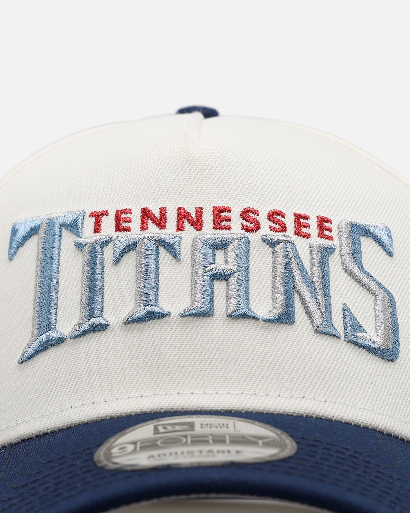 New Era Tennessee Titans 'Chrome Metallic Wordmark' 9FORTY A-Frame Snapback Chrome