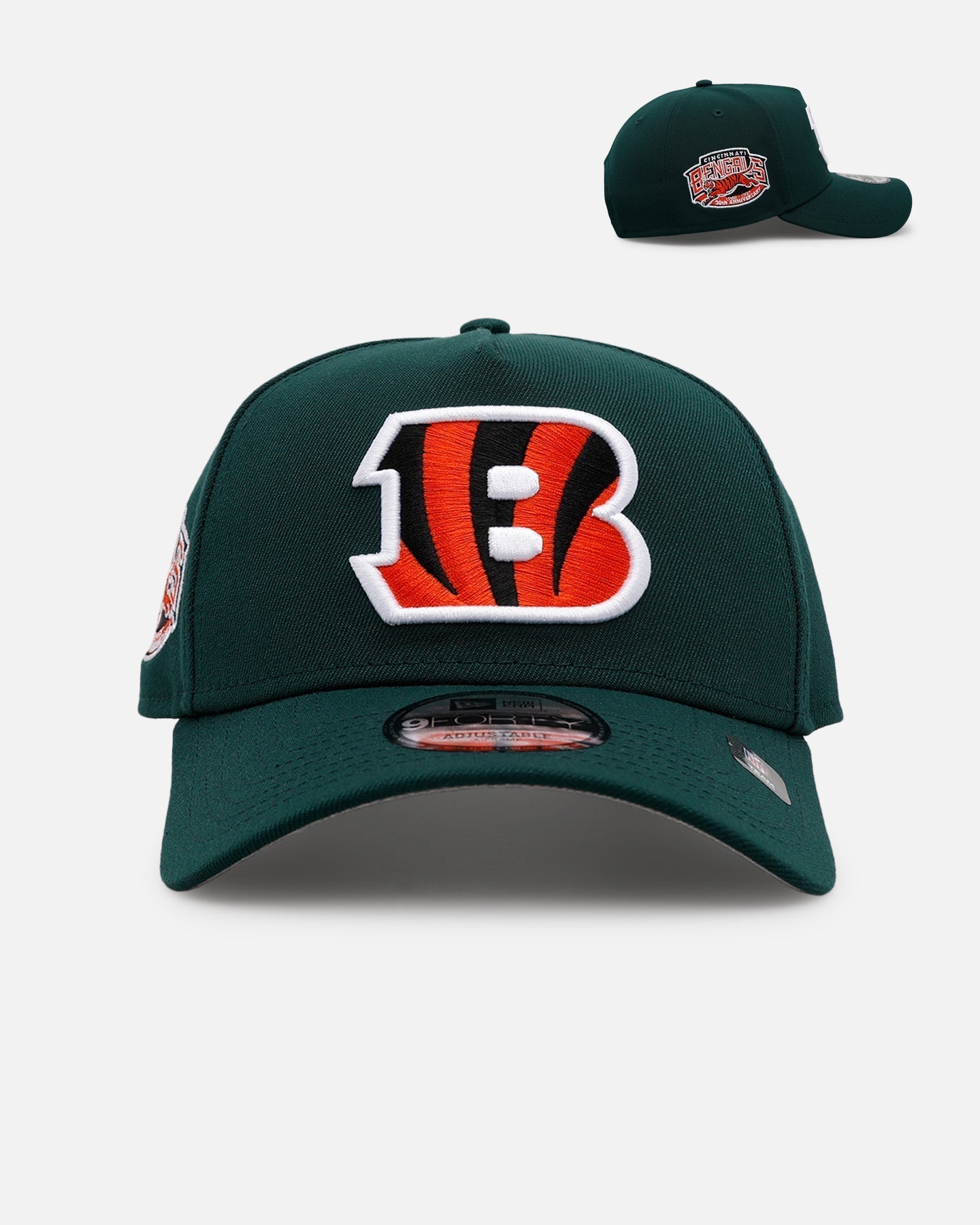 New Era Cincinnati Bengals 'Evergreen' 9FORTY A-Frame Snapback Dark Green