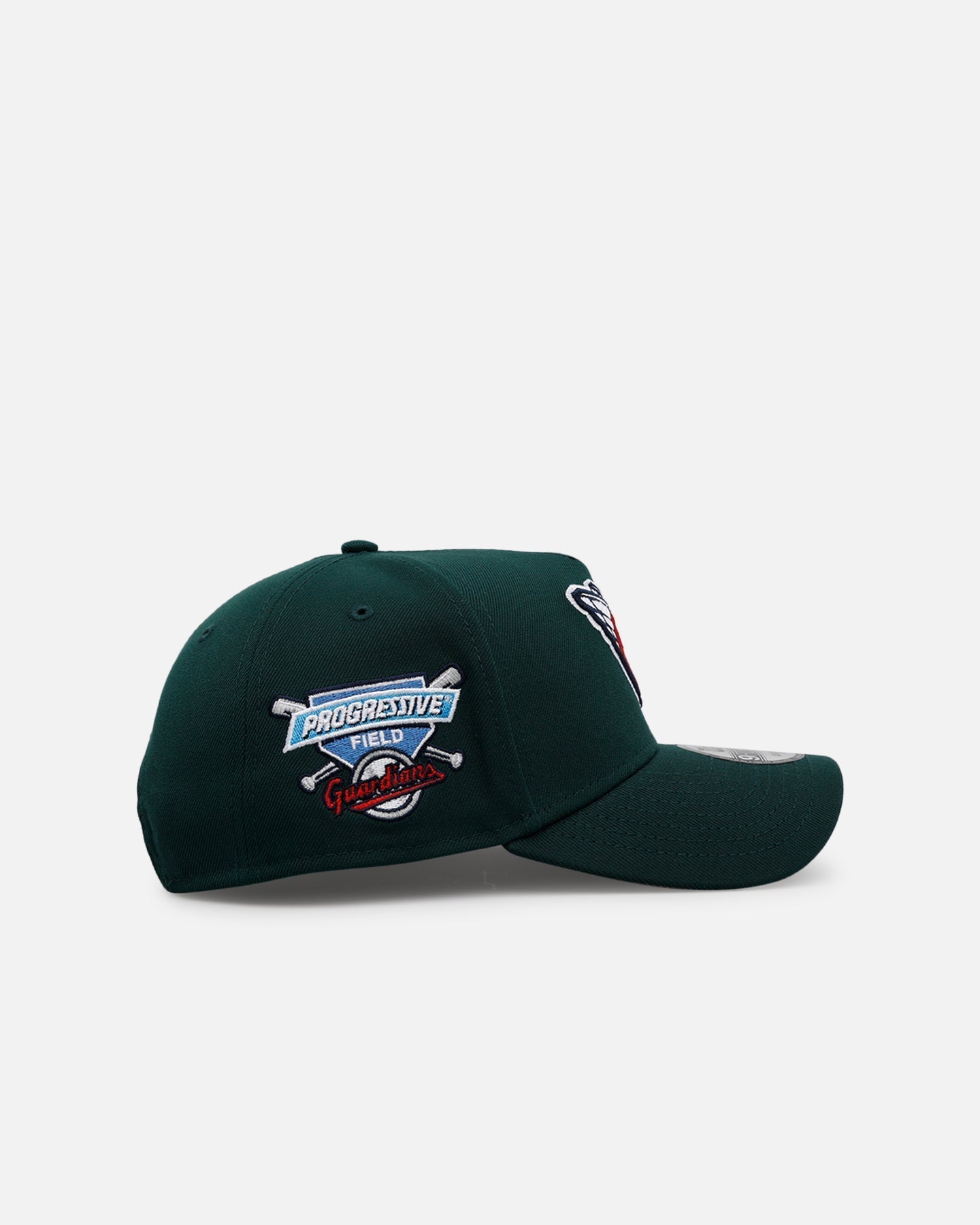 New Era Cleveland Guardians 'Evergreen' 9FORTY A-Frame Snapback Dark Green