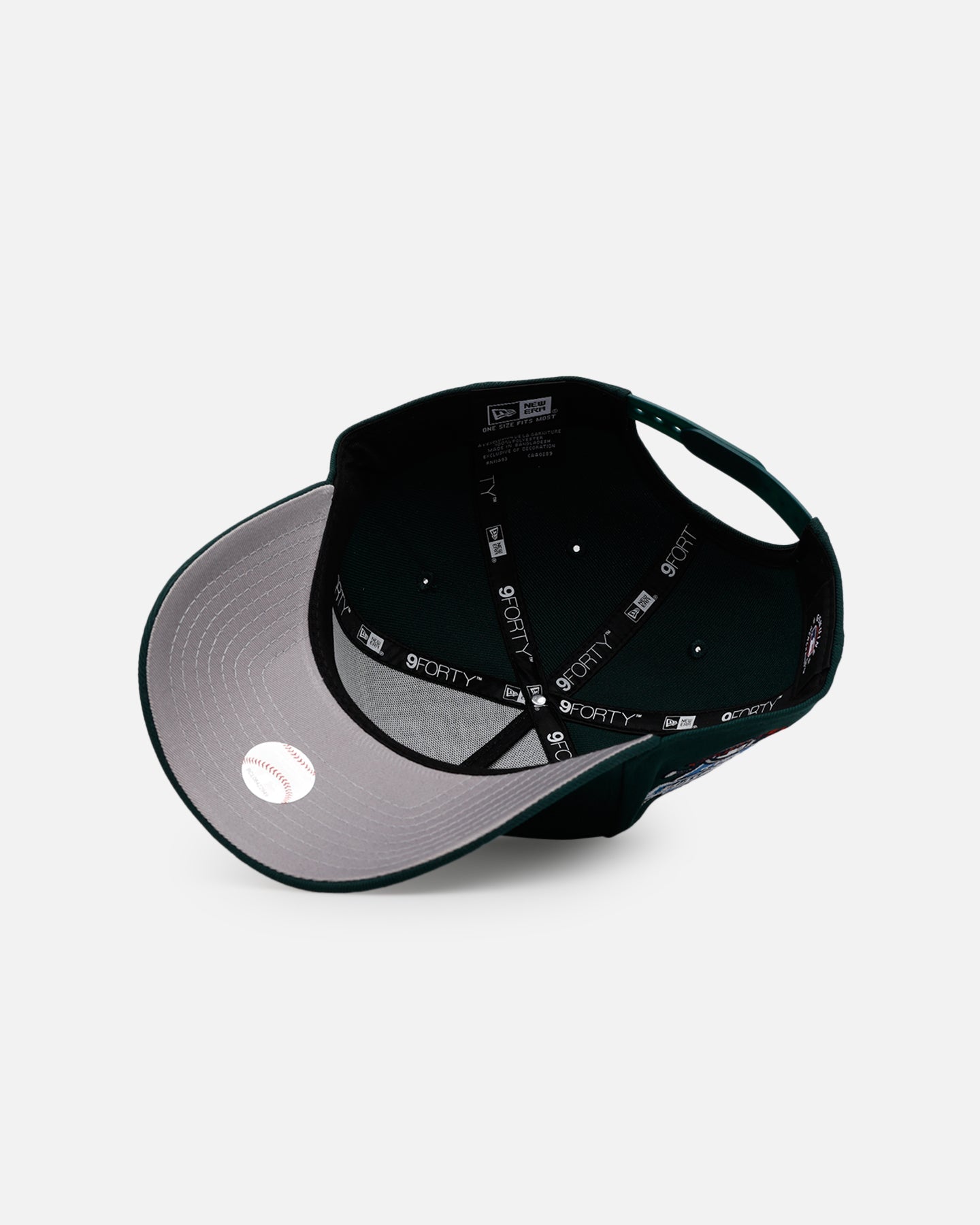 New Era Cleveland Guardians 'Evergreen' 9FORTY A-Frame Snapback Dark Green