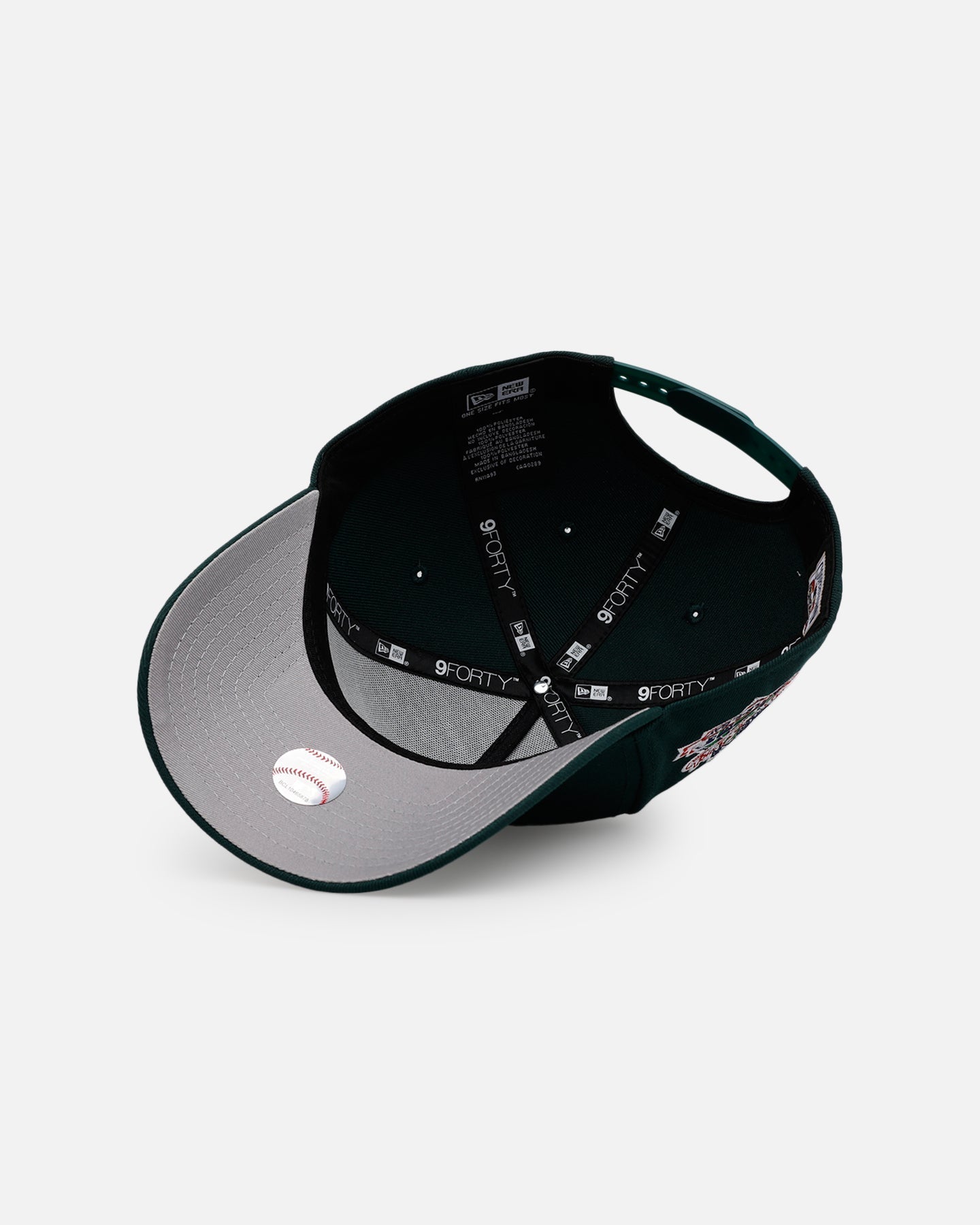 New Era Oakland Athletics 'Evergreen' 9FORTY A-Frame Snapback Dark Green