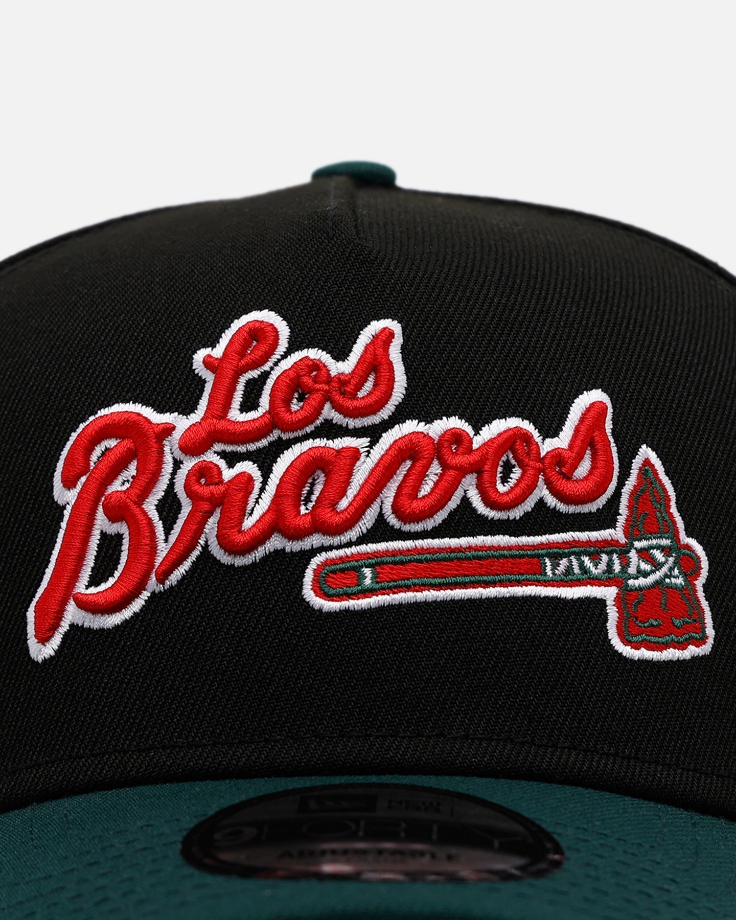 New Era Atlanta Braves 'Mexican Independence Day 2.0' 9FORTY A-Frame Snapback Black/Green