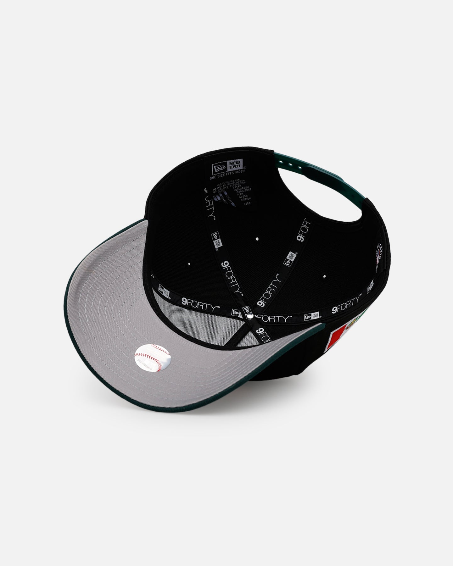New Era Atlanta Braves 'Mexican Independence Day 2.0' 9FORTY A-Frame Snapback Black/Green