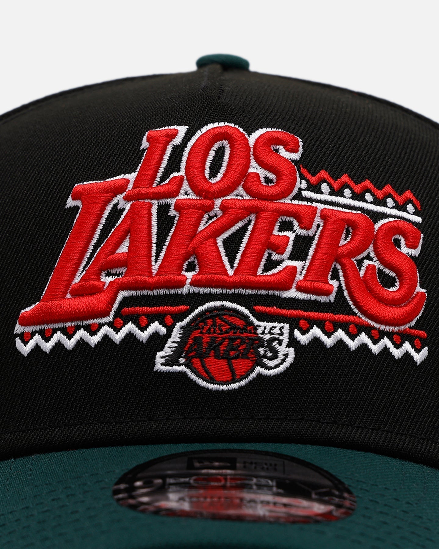 New Era Los Angeles Lakers 'Mexican Independence Day 2.0' 9FORTY A-Frame Snapback Black/Green