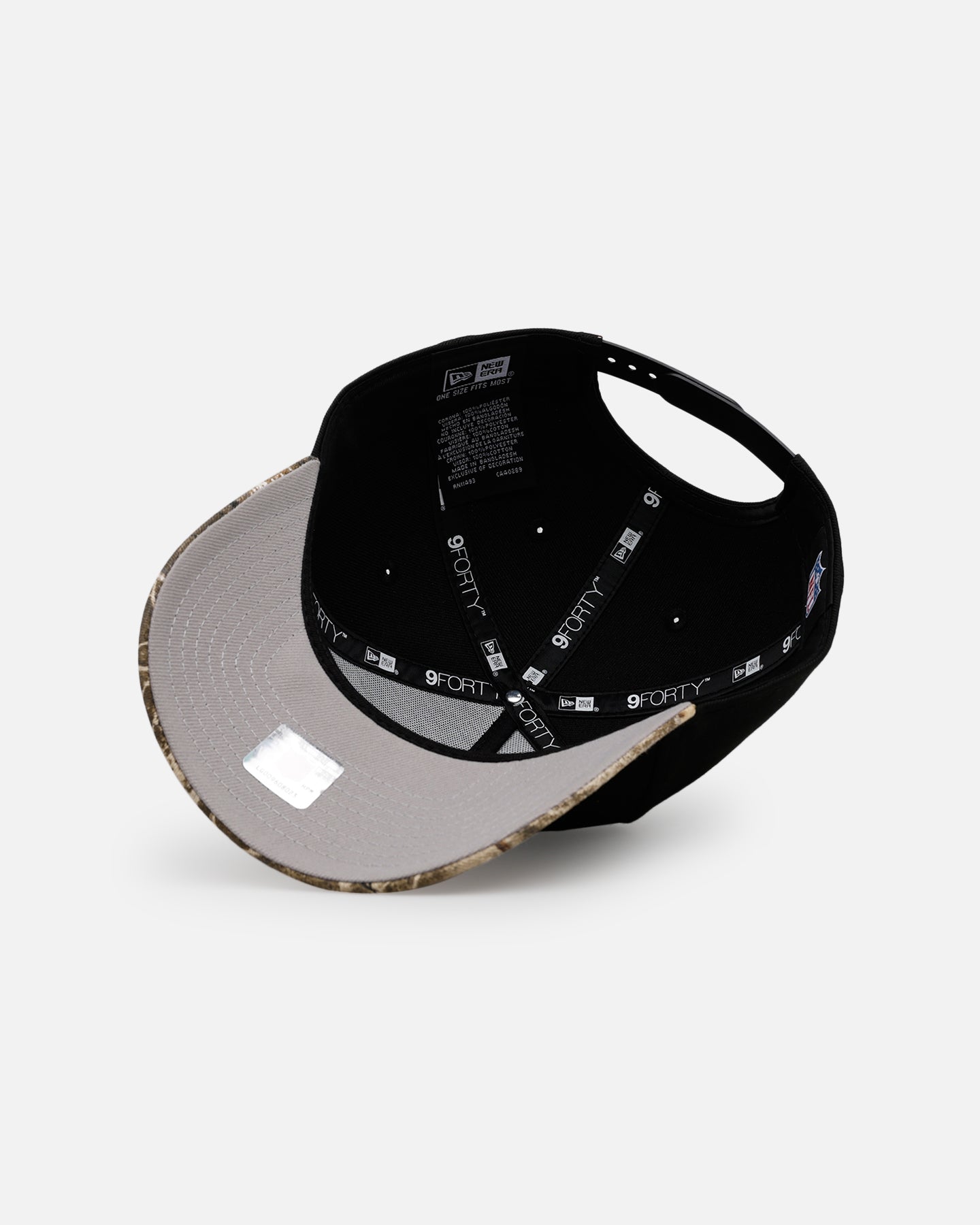 New Era Chicago Bears 'Black Crown Realtree Visor' 9FORTY A-Frame Snapback Realtree Edge/Black