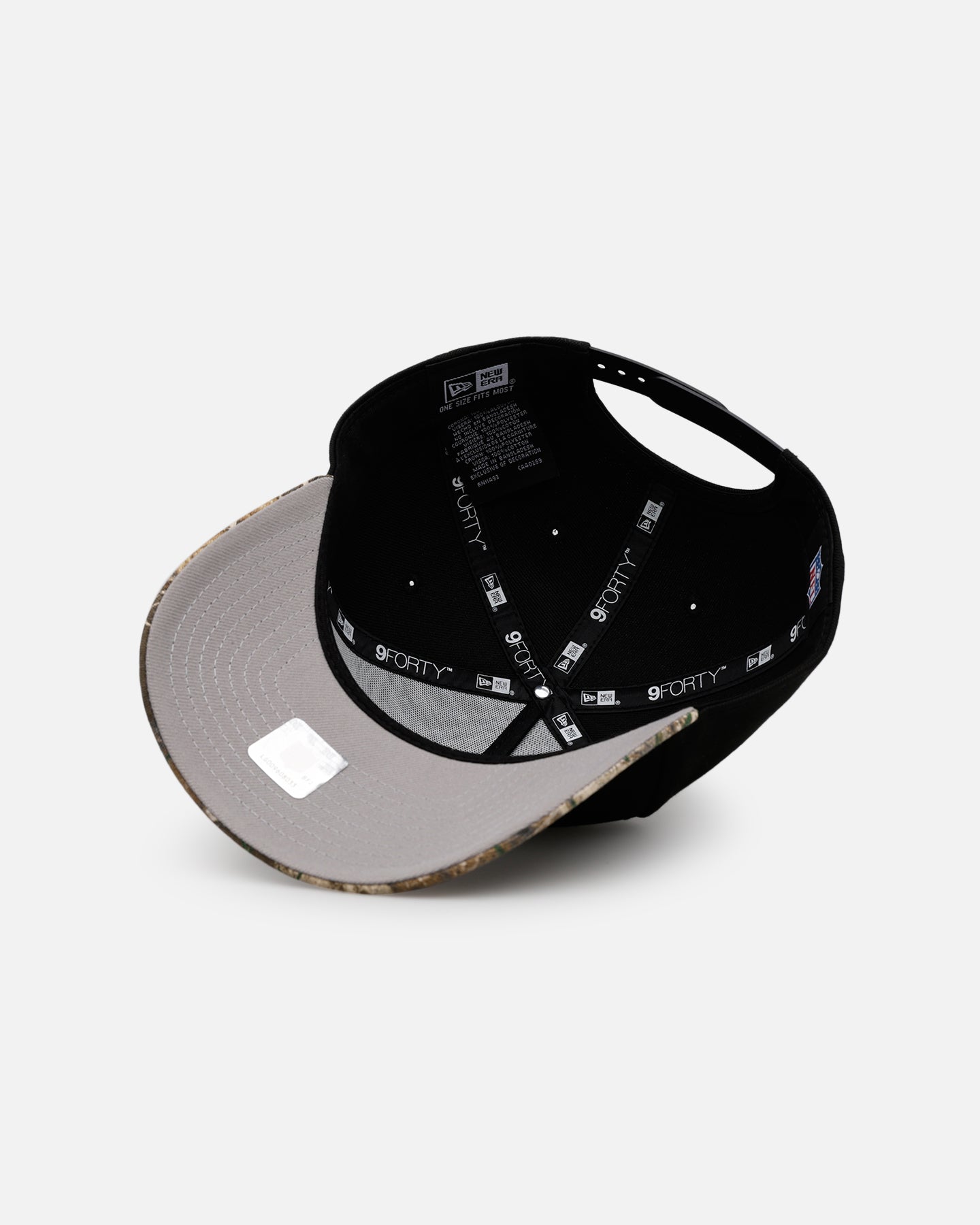 New Era Cleveland Browns 'Black Crown Realtree Visor' 9FORTY A-Frame Snapback Realtree Edge/Black