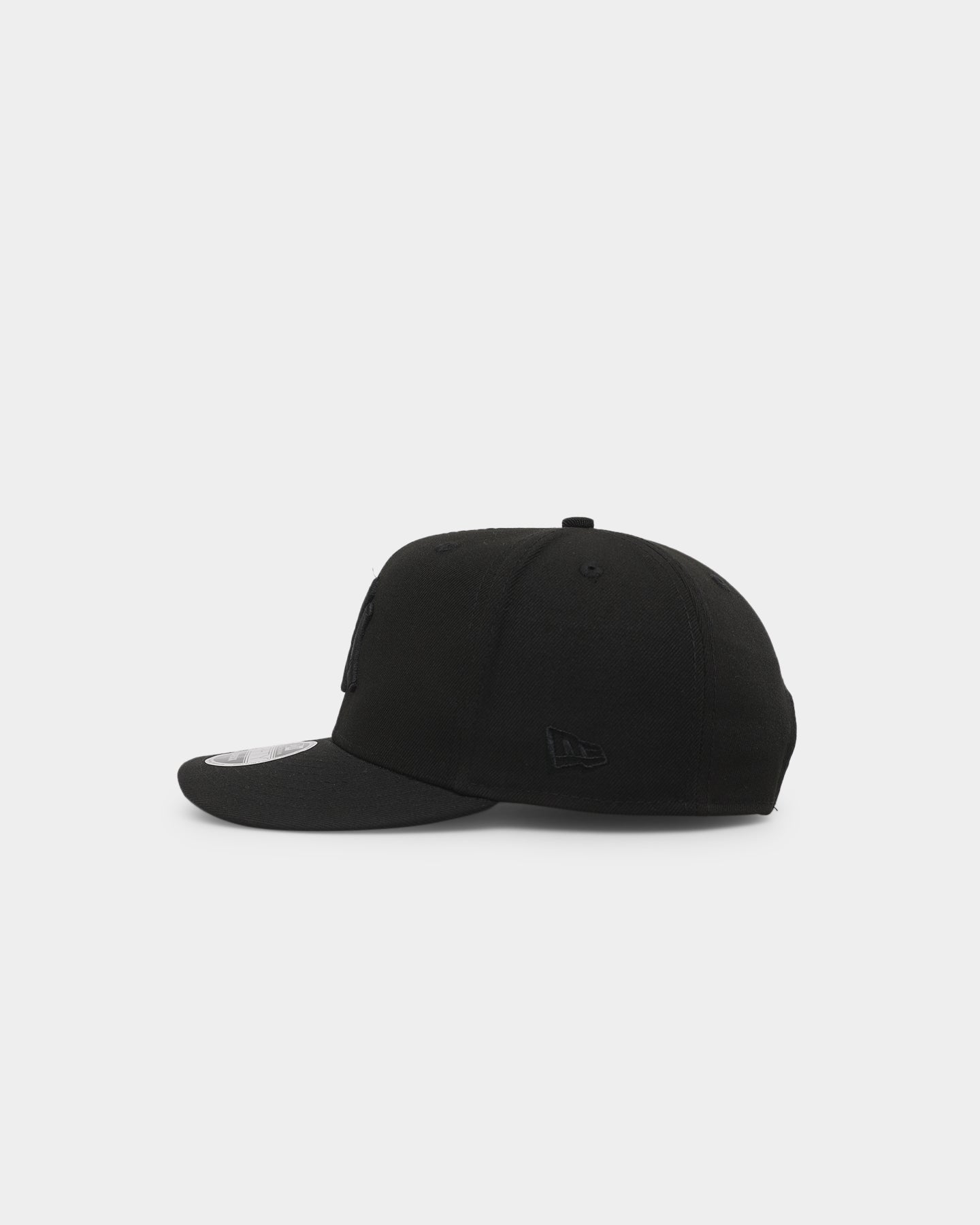 New Era New York Yankees 9FIFTY High Crown Pre-Curved Snapback Black/Black