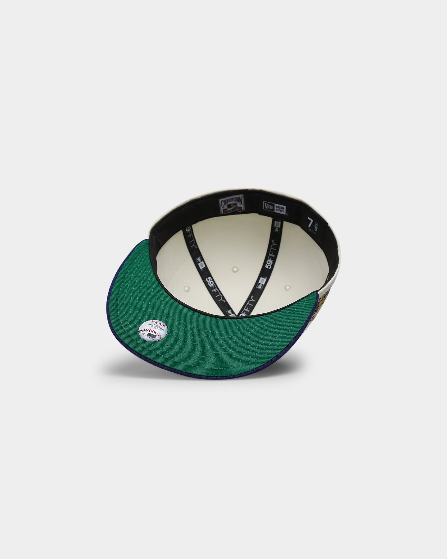 New Era Los Angeles Dodgers 1963 'Off White 2-Tone World Series Patch' 59FIFTY Fitted Chrome White/OTC