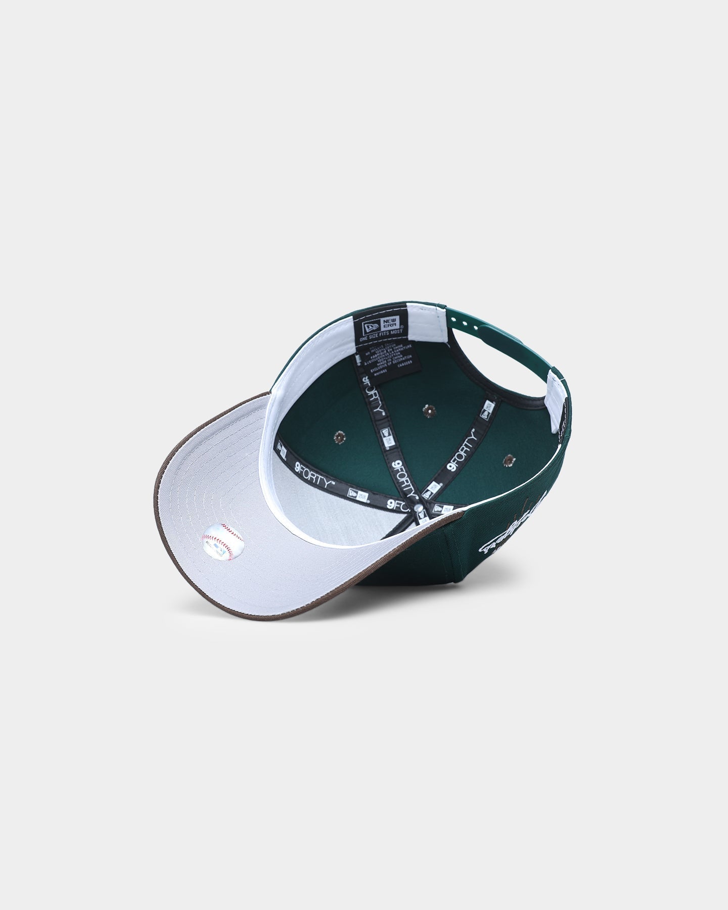 New Era Los Angeles Dodgers 'Beef & Broccoli' 9FORTY A-Frame Snapback Green/Brown