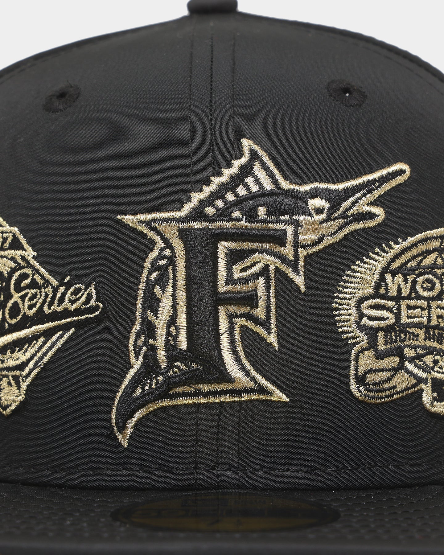 New Era Florida Marlins 'Black Gold Multi Prolight' World Series 59FIFTY Fitted Black/Gold