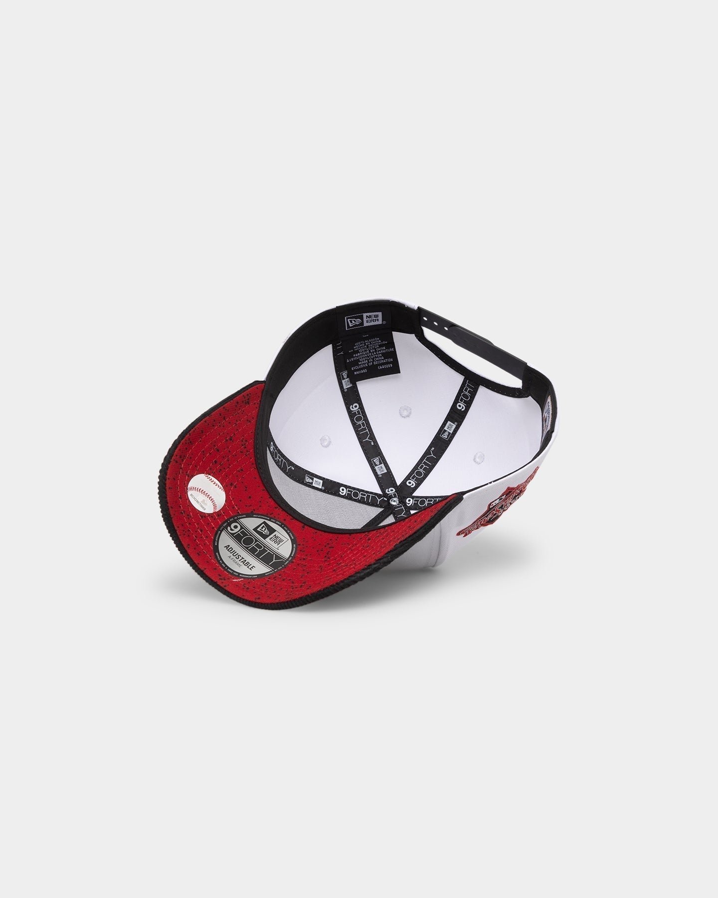 New Era Los Angeles Dodgers 'Fire Red' 9FORTY A-Frame Snapback White/Black