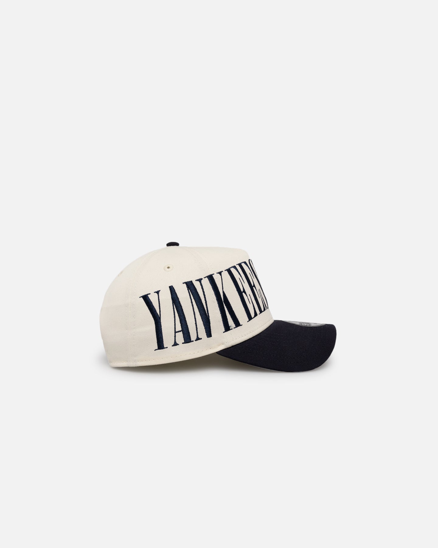 New Era New York Yankees 'Tall Text' 9FORTY A-Frame Snapback Chrome White/OTC