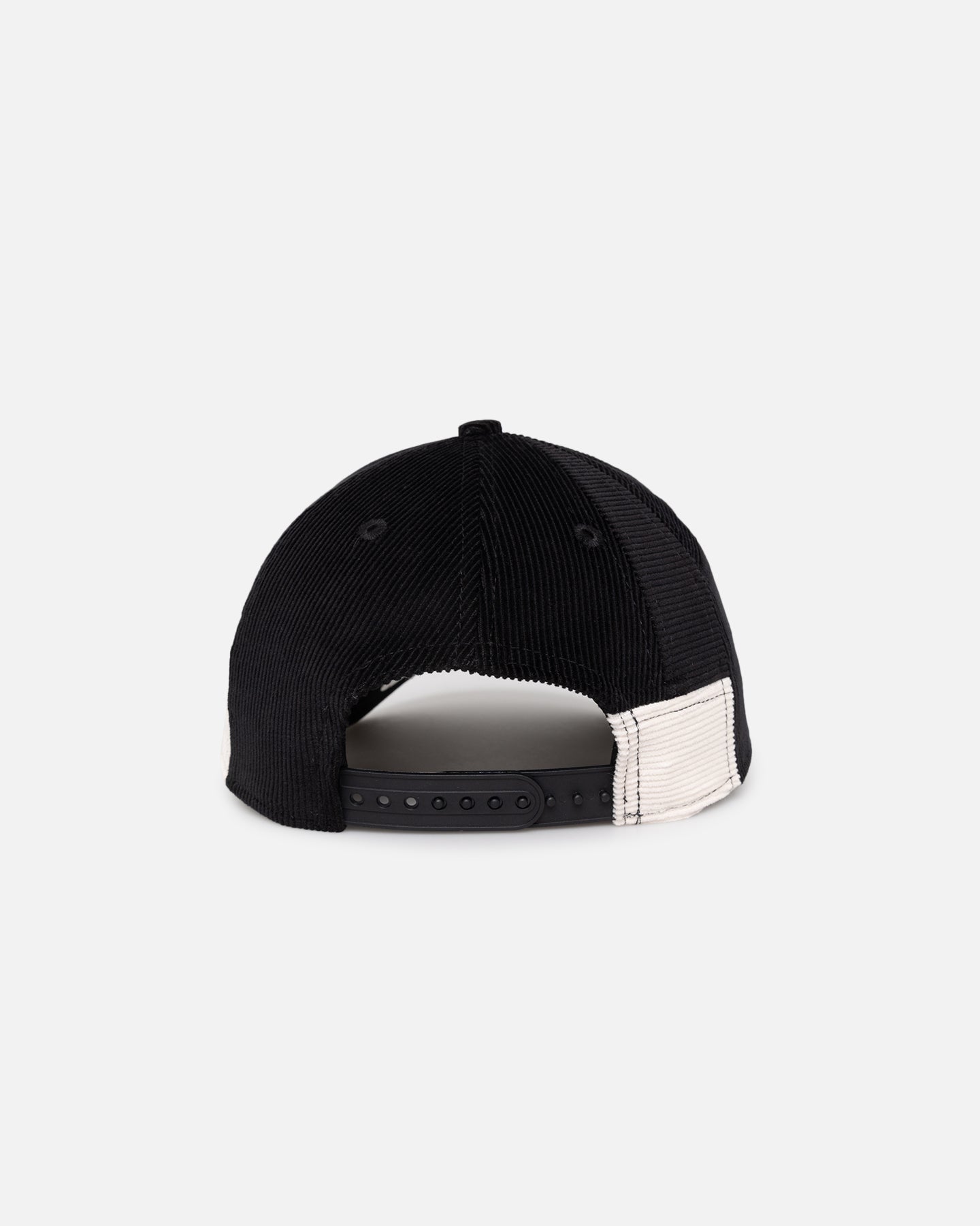 New Era Los Angeles Dodgers 'Patchwork Corduroy' 9FORTY A-Frame Snapback Black/Cream