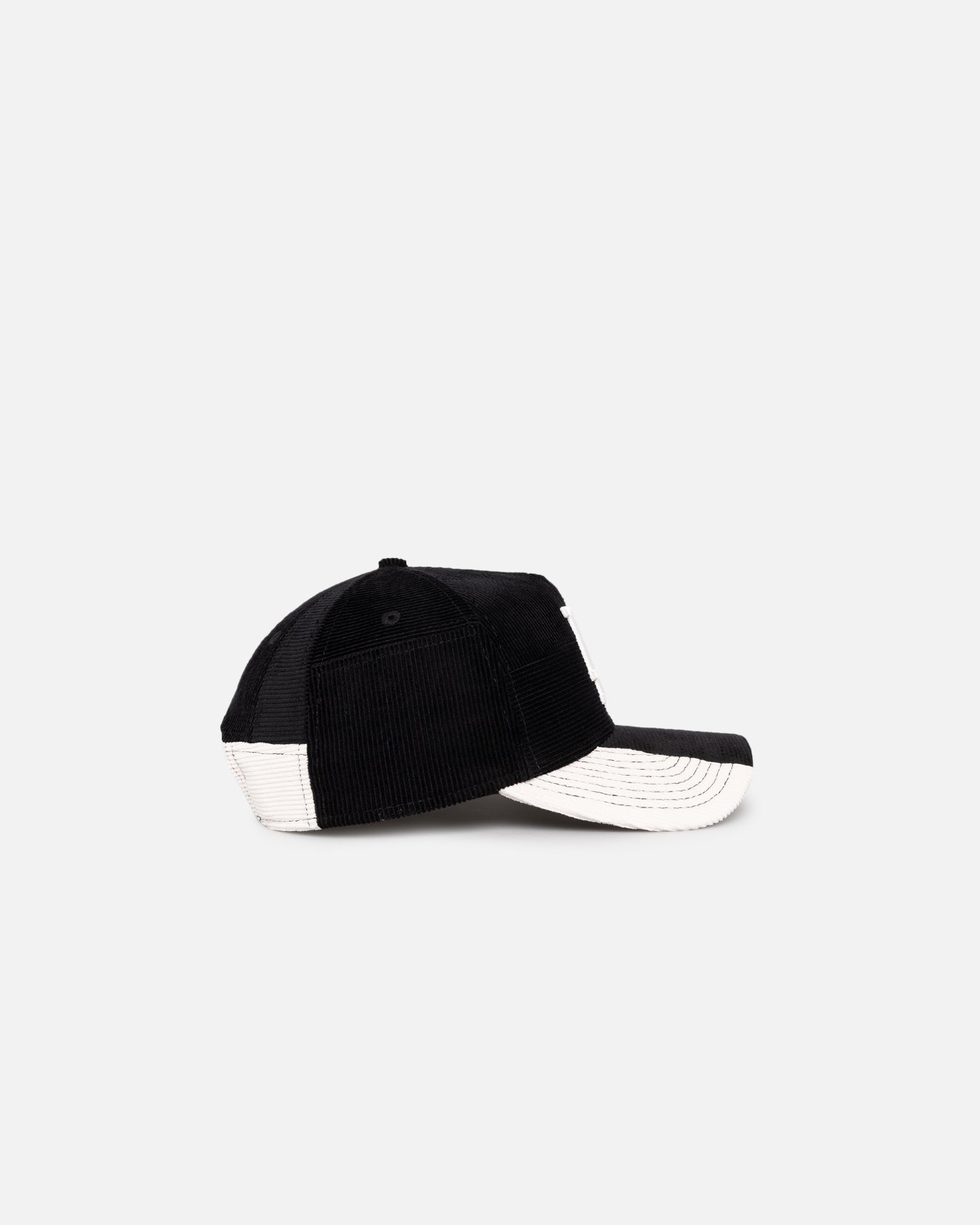 New Era Los Angeles Dodgers 'Patchwork Corduroy' 9FORTY A-Frame Snapback Black/Cream