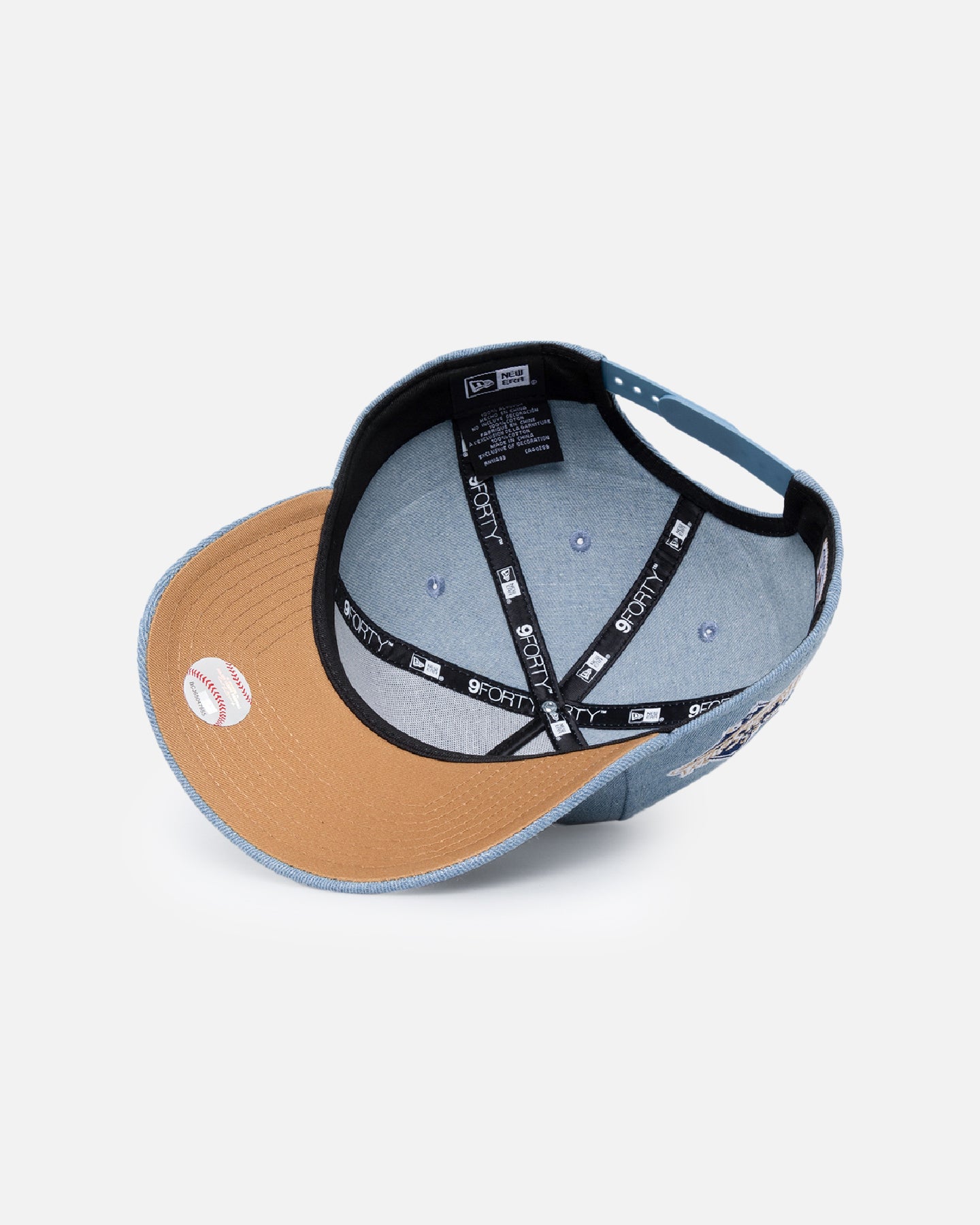 New Era Los Angeles Dodgers 'Denim White' 9FORTY A-Frame Snapback Denim/Wheat/White
