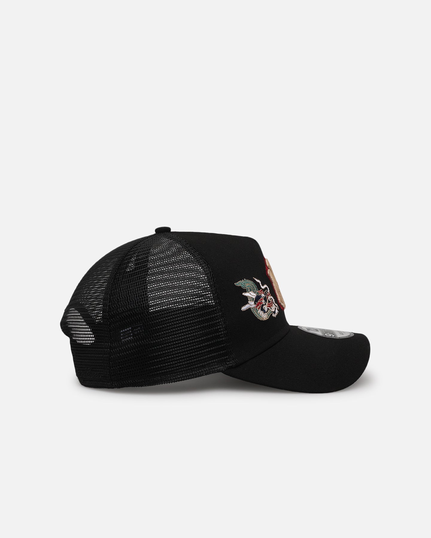 New Era New York Yankees 'Dragon Collection 2.0' 9FORTY A-Frame Trucker Snapback Black